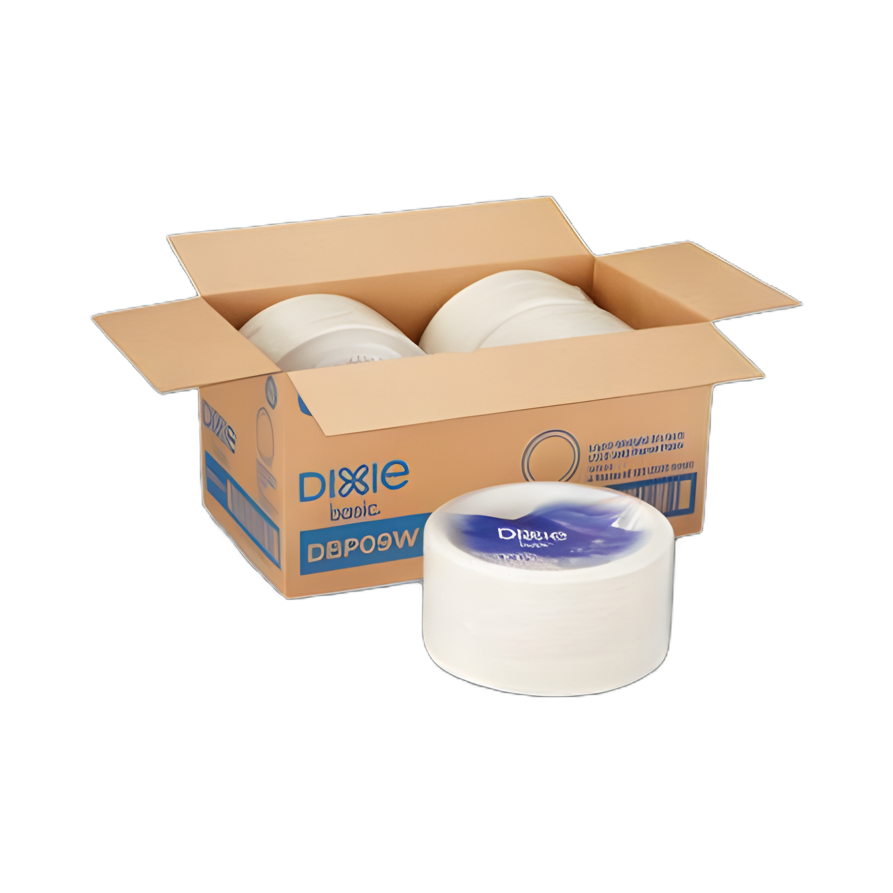 Eco-Friendly Paper Dinnerware Plates, 8.5" White - Pack of 125