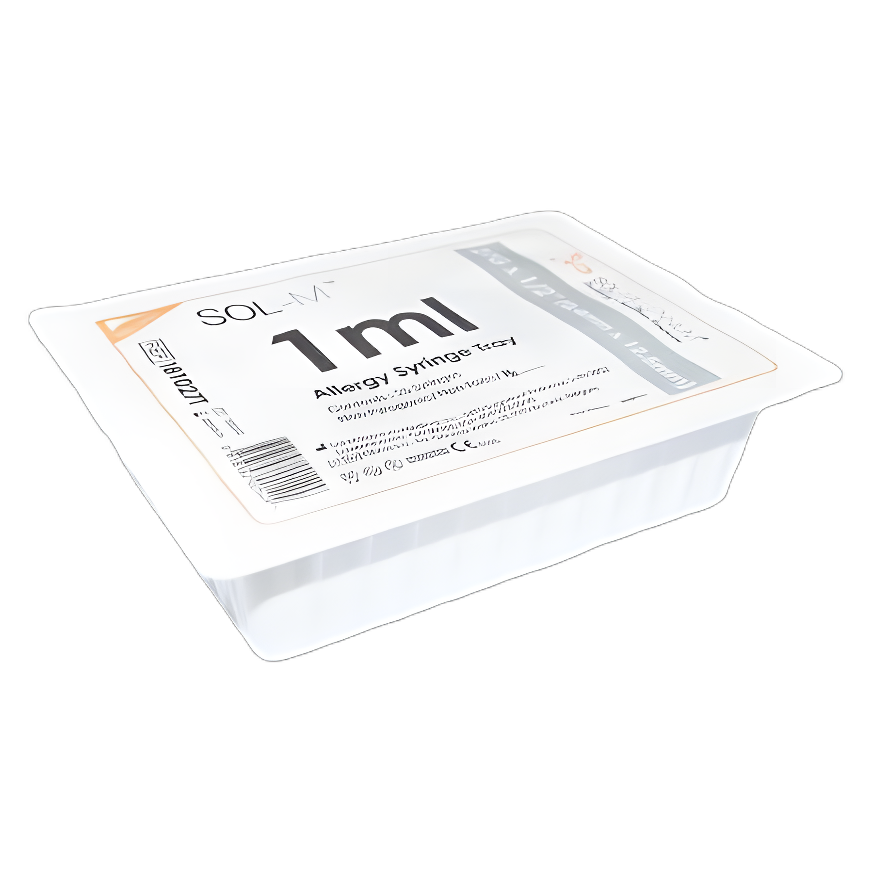 Allergy Tray Sol-M™ 1 mL 1/2 Inch 27 Gauge NonSafety Regular Wall