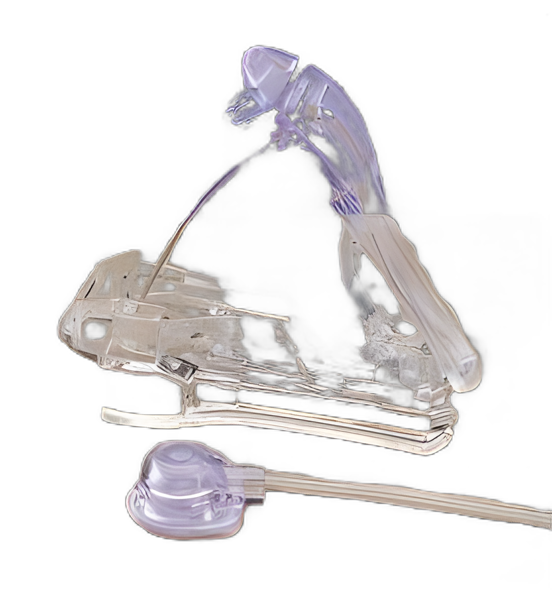 Portal Access Cannula Gripper Micro® Blunt 22 Gauge 3/4 Inch 8 Inch Tubing Without Port