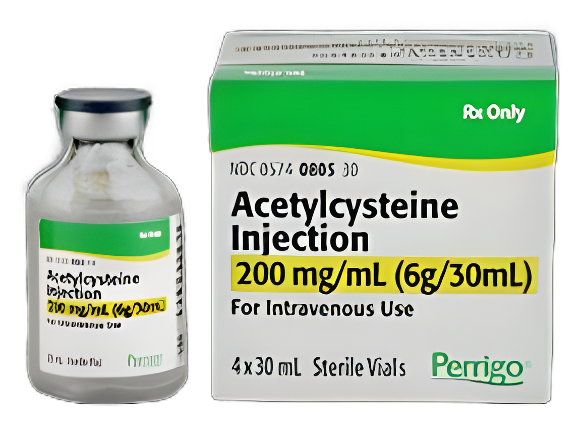 Acetylcysteine, Preservative Free 20%, 200 mg / mL Injection Single-Dose Vial 30 mL - 00574080530