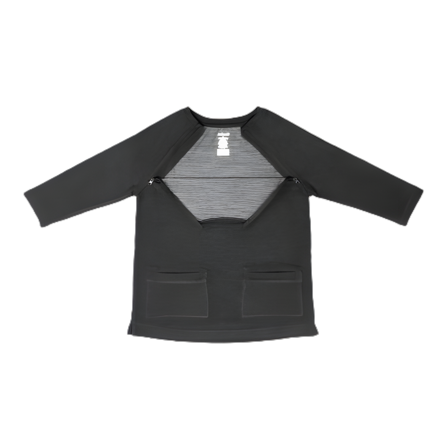 Authored® The Irreplaceable Top 2X-Large - Dark Gray Heathered Medical Apparel