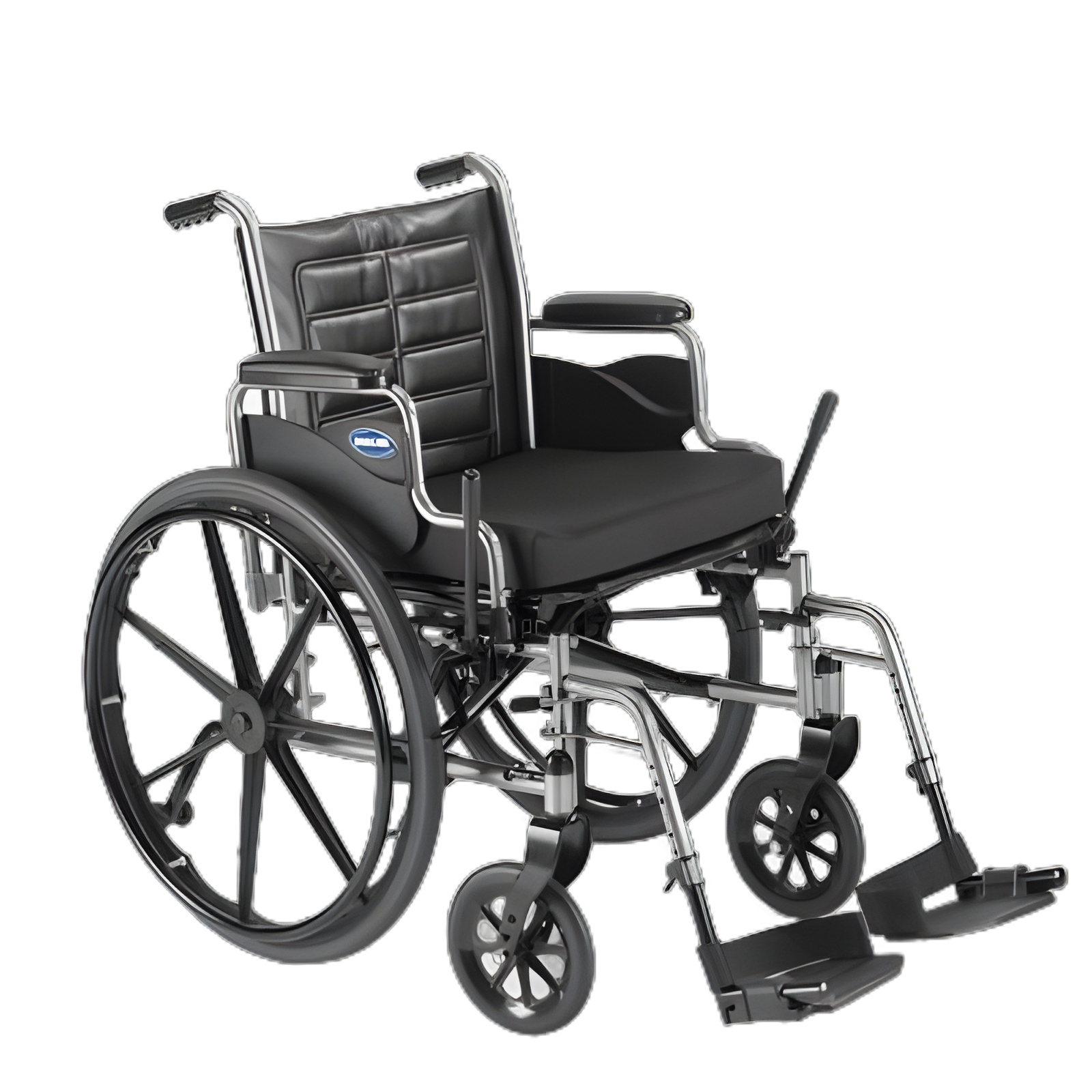 Wheelchair Tracer® EX2 Dual Axle Full Length Arm 20 Inch Seat Width Adult 250 lbs. Weight Capacity - TREX20PP