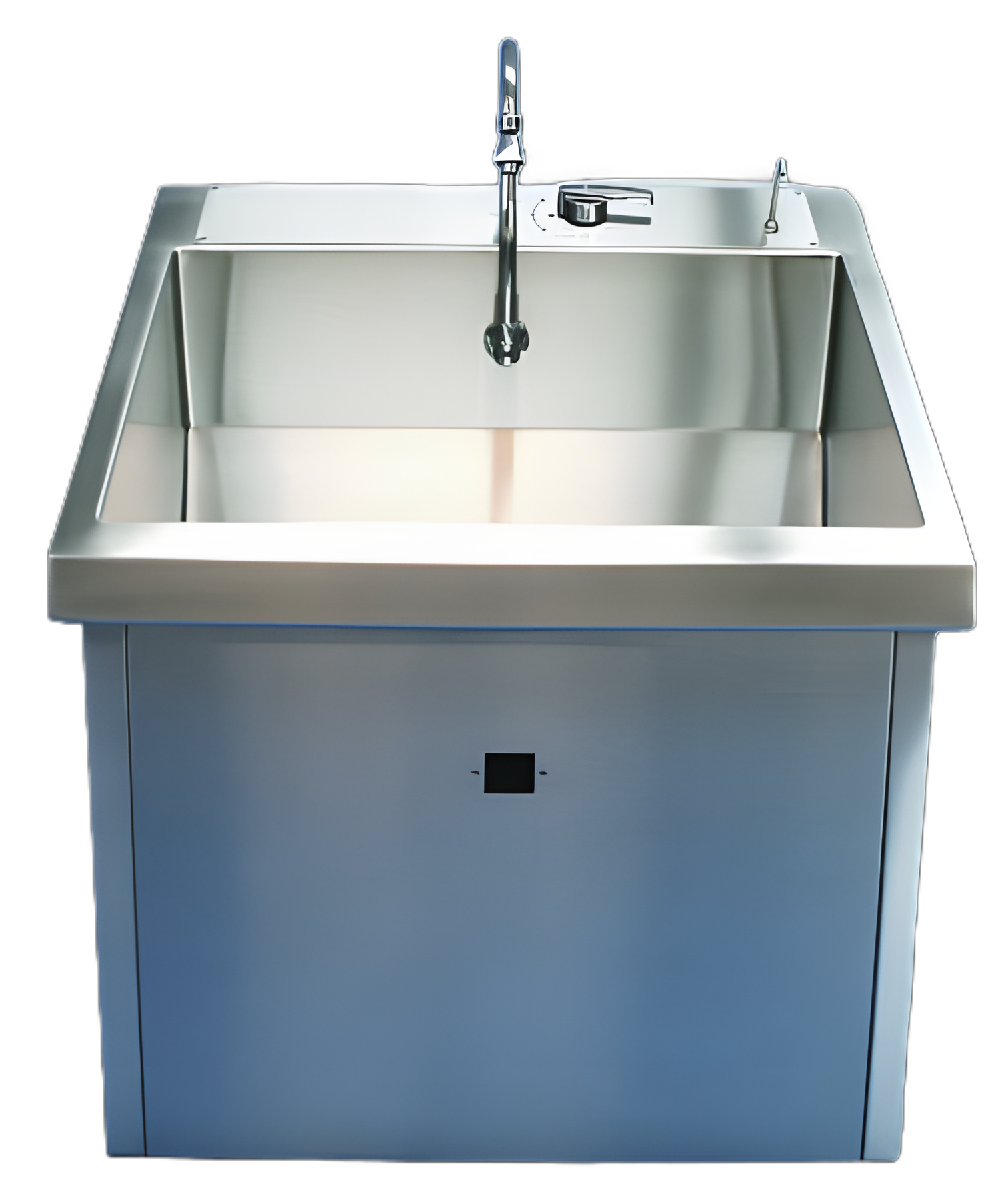 Surgical Scrub Sink Wall Mount / Free Standing Single Sink Infrared Sensor Operated Water