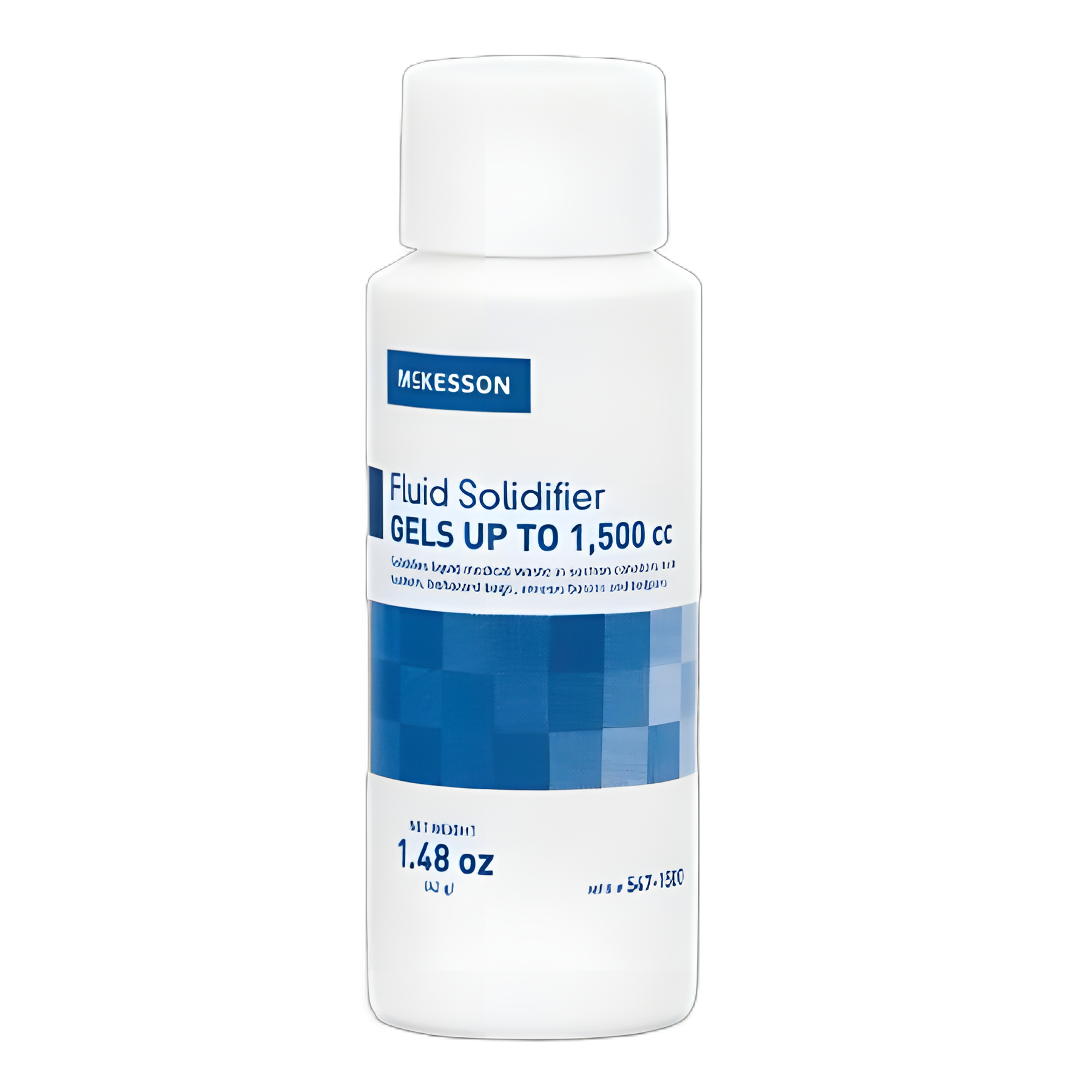 McKesson Fluid Solidifier for Biohazardous Waste Containment, 1.69 oz., 1,500 cc Capacity