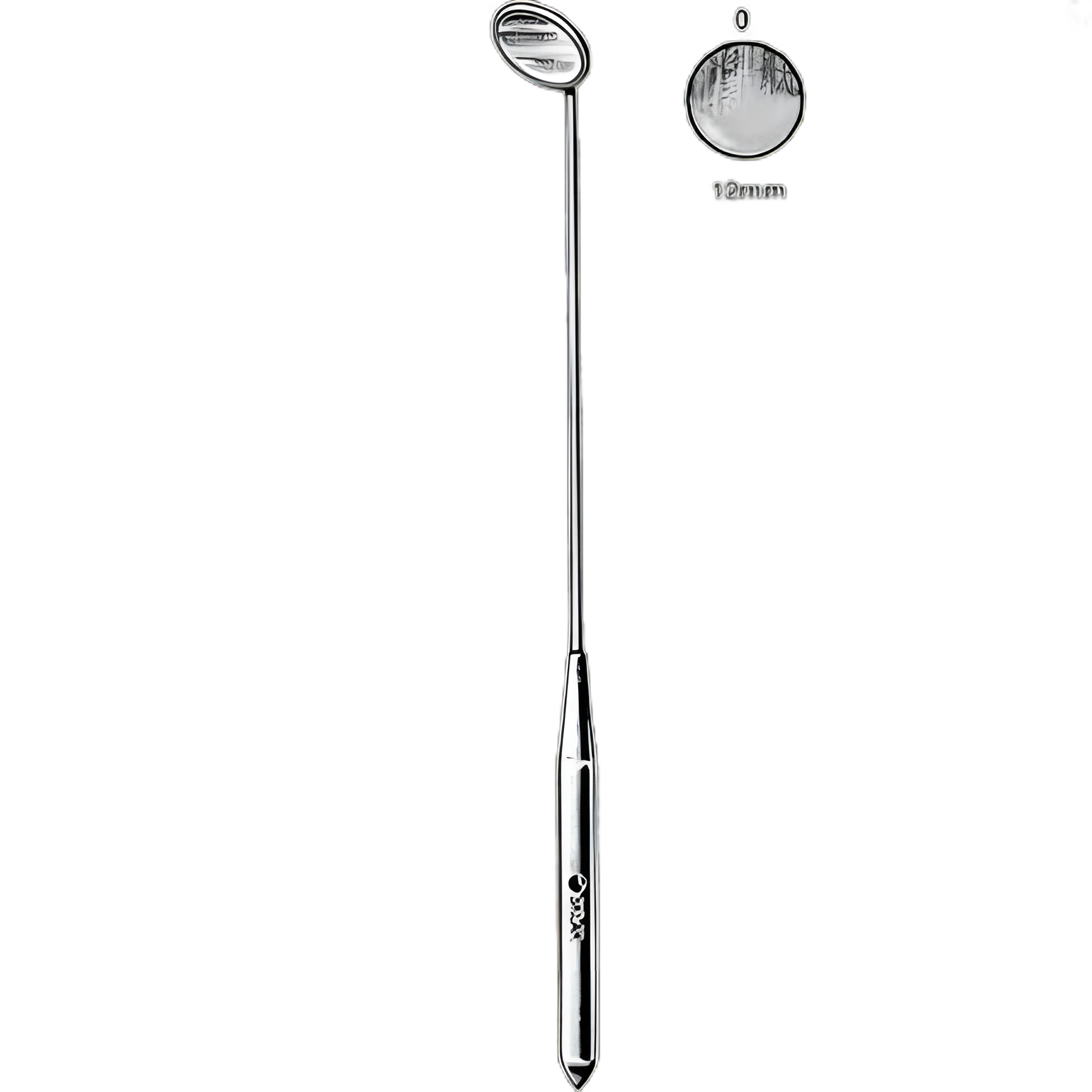 Laryngeal Mirror Sklar® Size 0 / 12 mm Stainless Steel With Handle