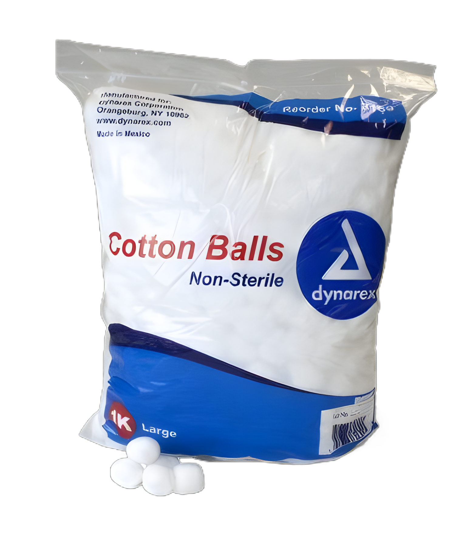 Cotton Ball Dynarex Large NonSterile