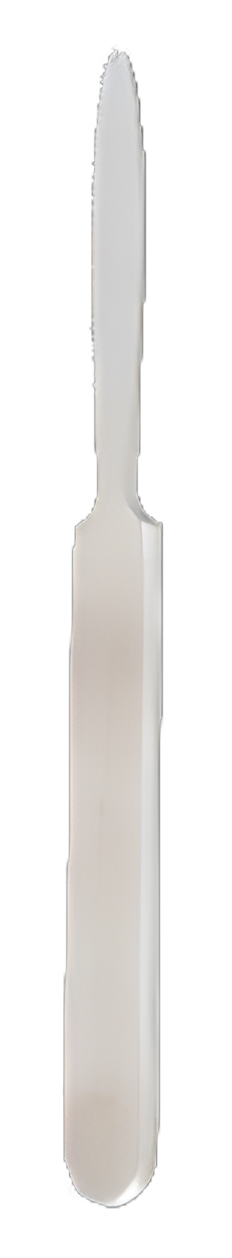 Rasp Miltex® Joseph 6-1/4 Inch Stainless Steel Reusable Curved Cross Serrated Blade with Fine Teeth