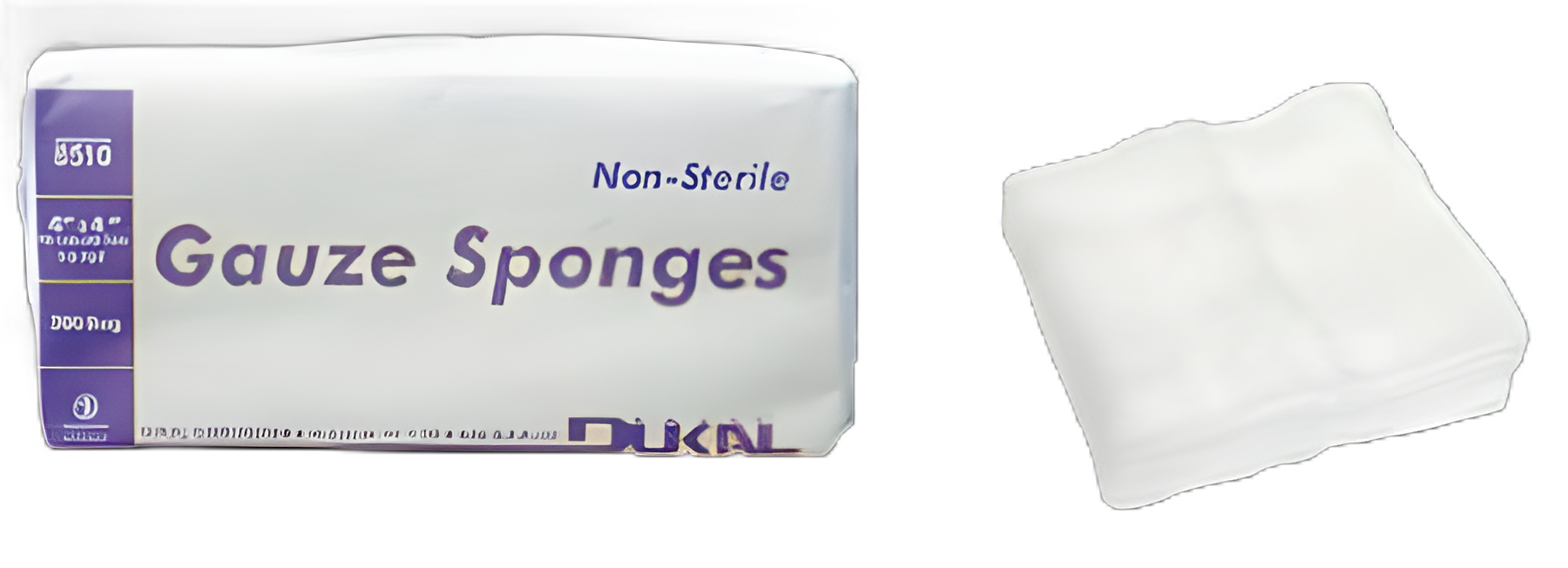 Gauze Sponge Basic Care 2 X 2 Inch 200 per Pack NonSterile 8-Ply Square