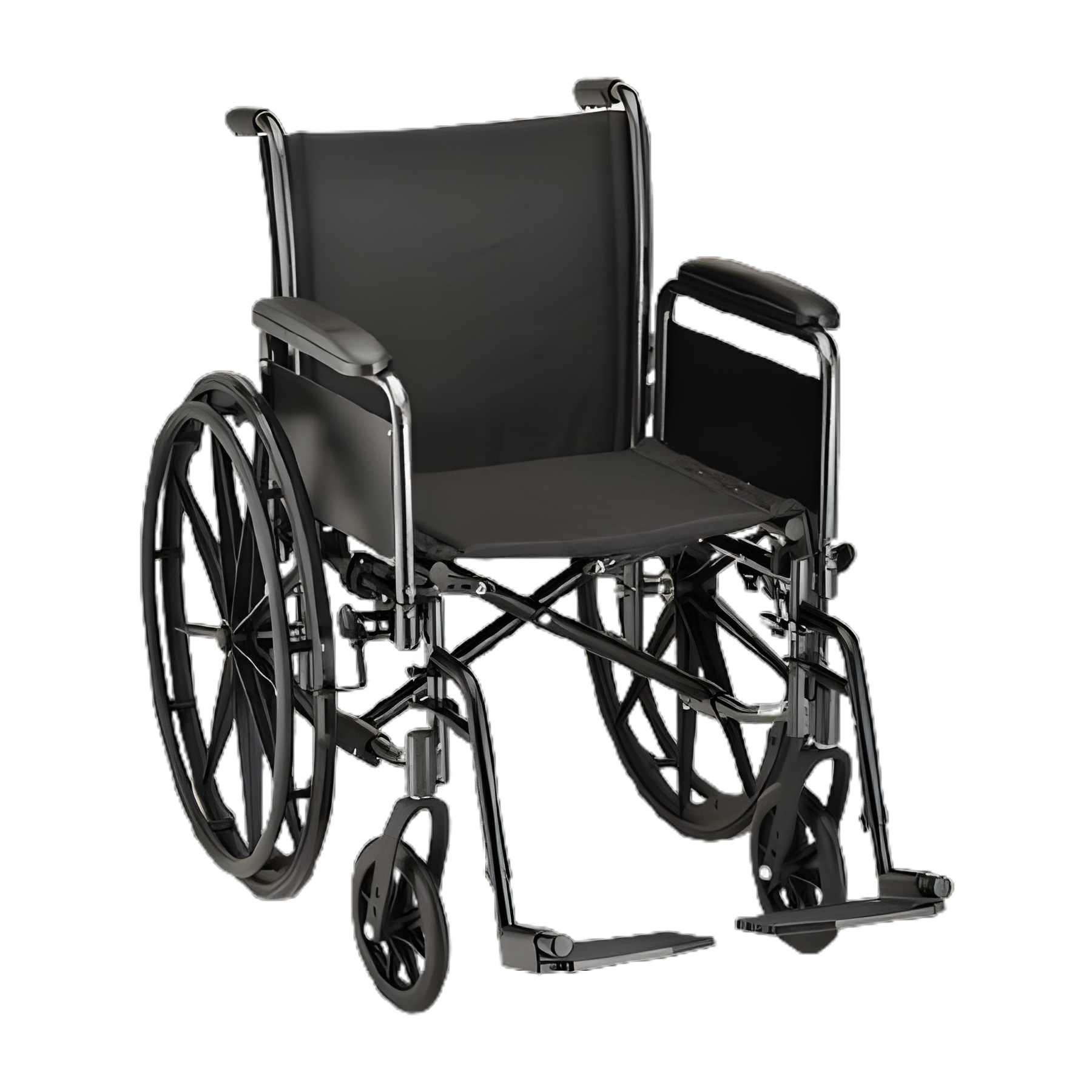 Nova Swing-Away Footrest Wheelchair, 16 Inch Seat, 300 lbs Capacity