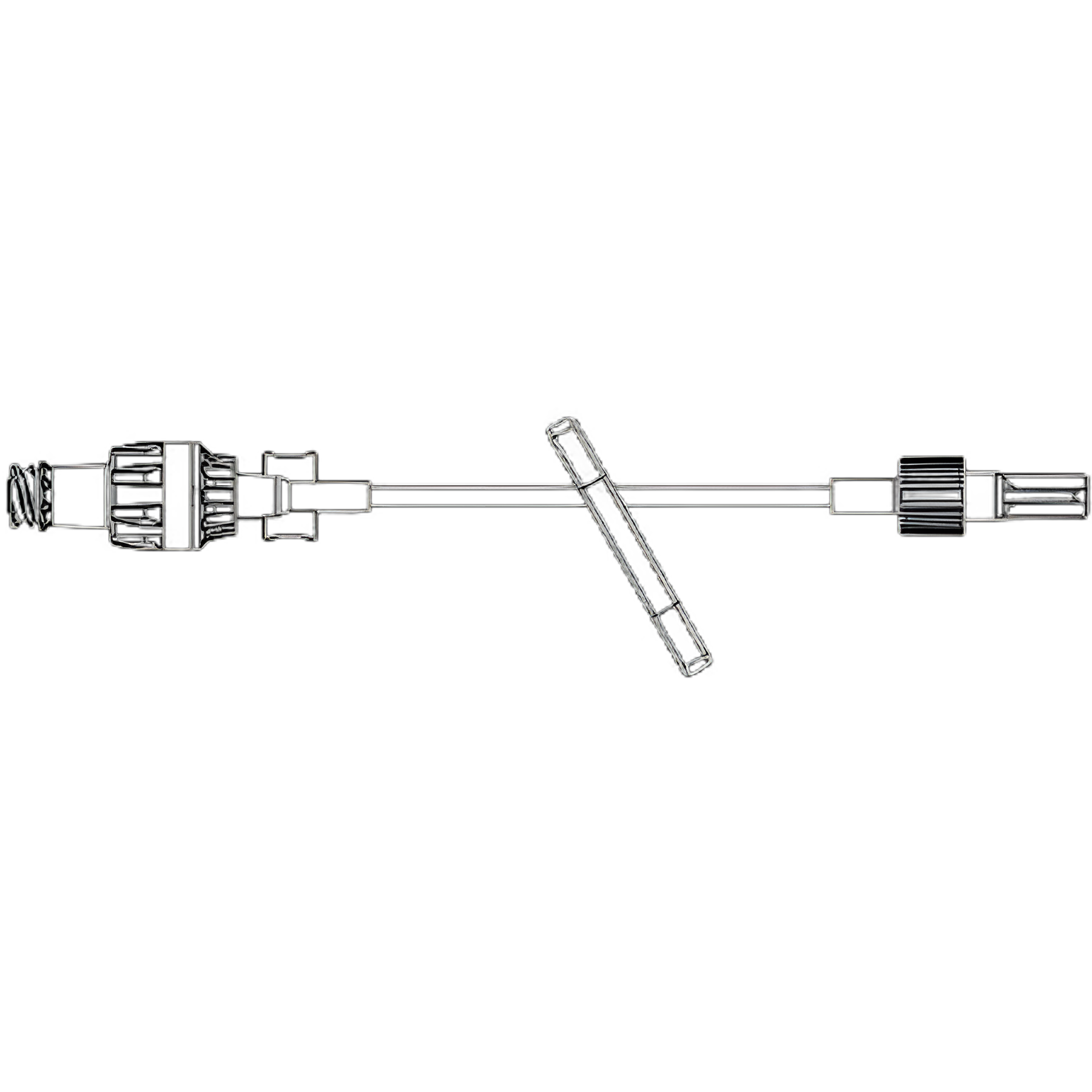 Baxter® IV Extension Set with Needle-Free Port, Micro Bore, 7.7 Inch, Sterile