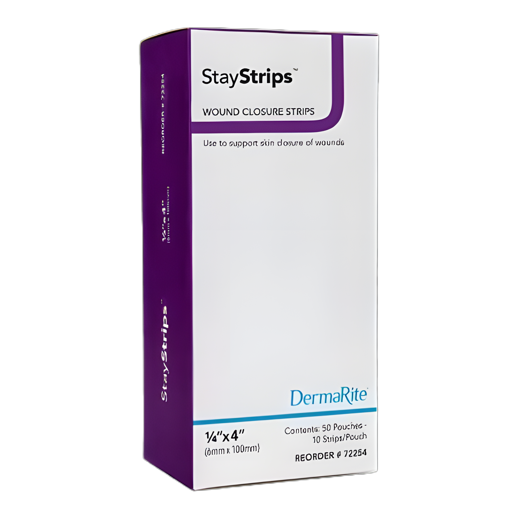 Skin Closure Strip StayStrips® 1/4 X 4 Inch Nonwoven Material Flexible Strip White