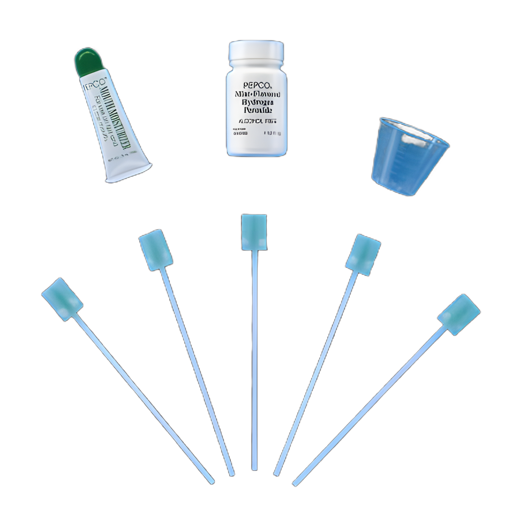 Oral Swab Ready Care® Dentaswab® Dentifrice Foam Tip 1 per Pack