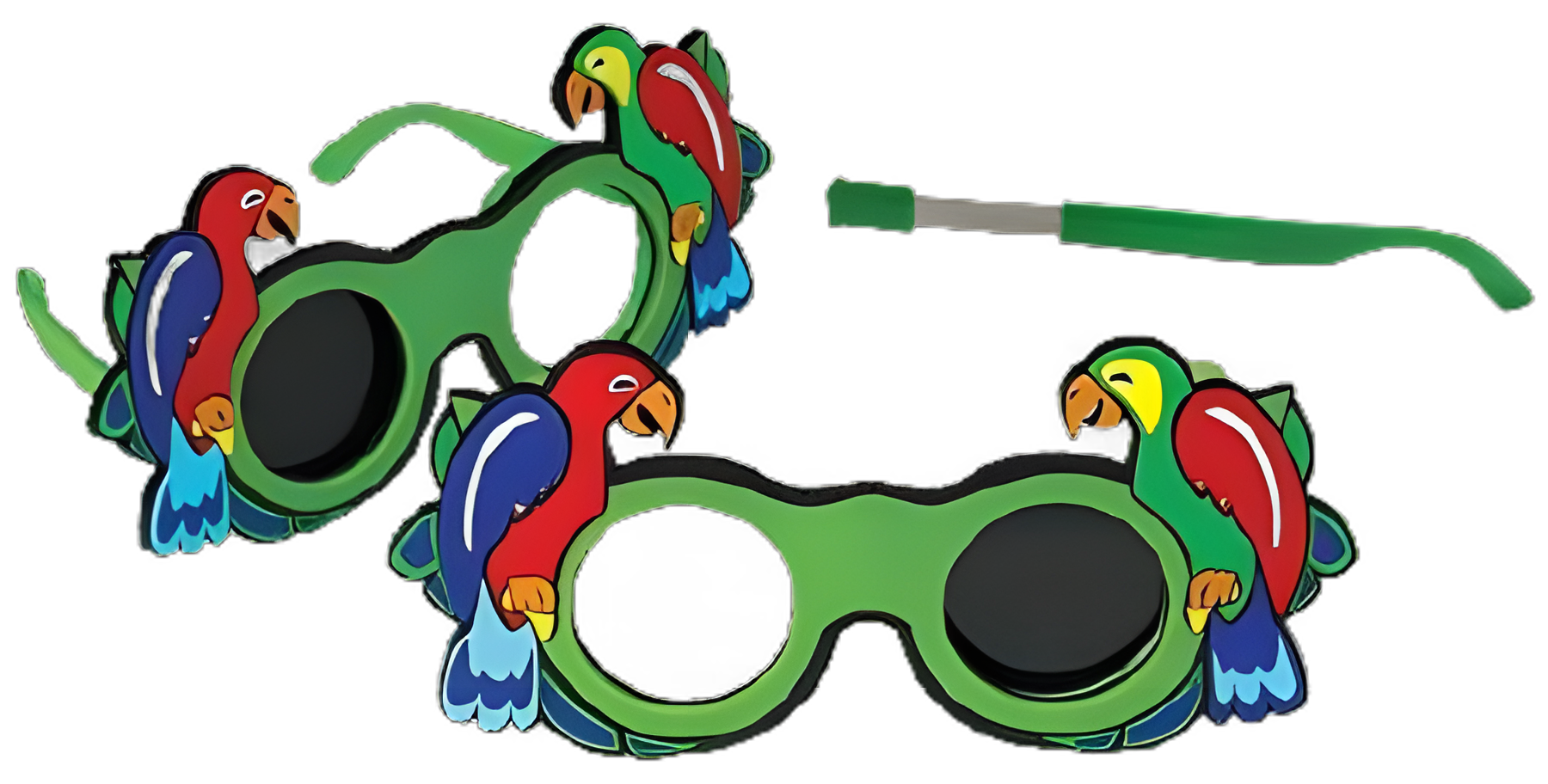 Good-Lite Occluder Glasses 3 X 4.8 X 6.6 Inch Parrot Style Child Multicolored