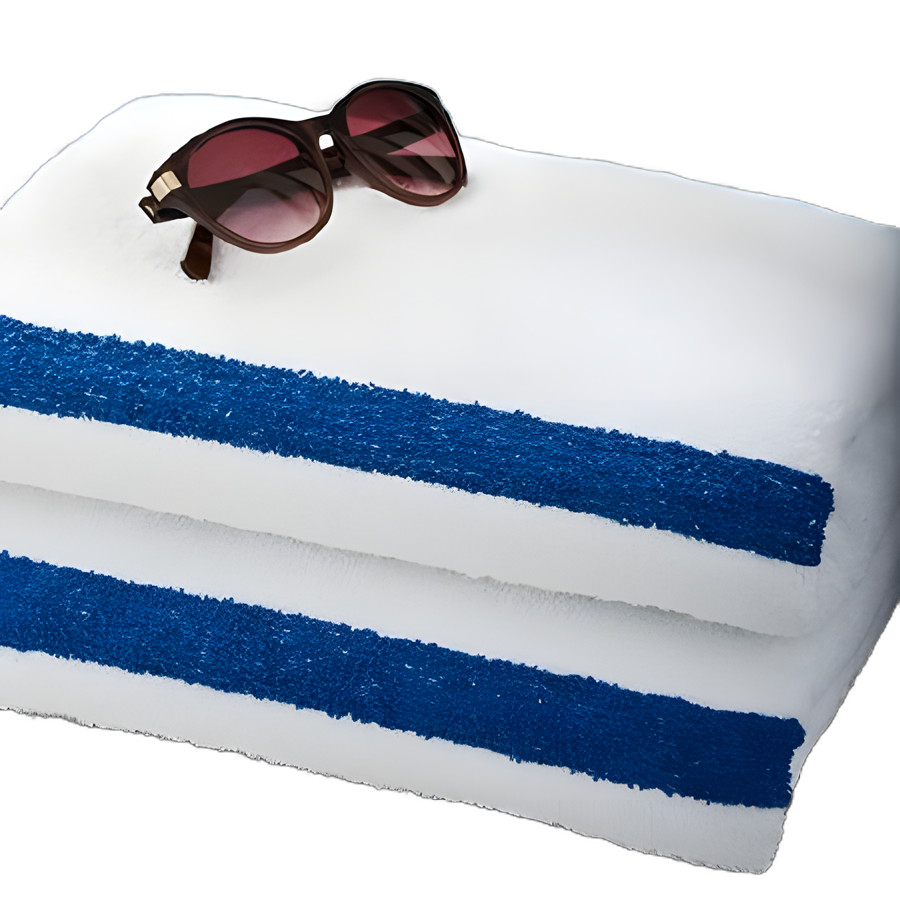 Pool Towel 20 X 40 Inch White Stripe
