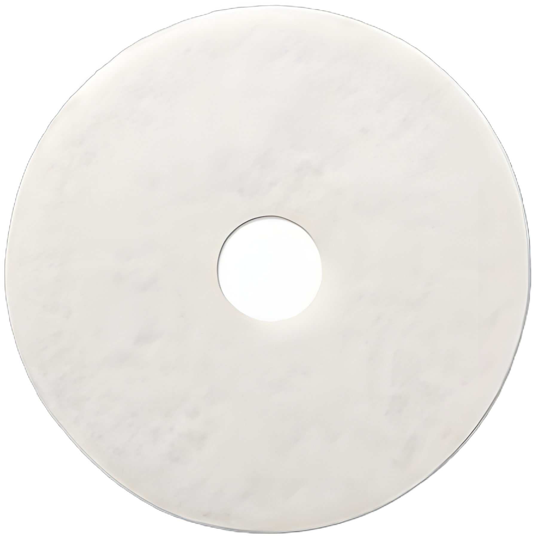 Boardwalk® 20 Inch White Polyester Hard Floor Polishing Pad for Medical Facilities
