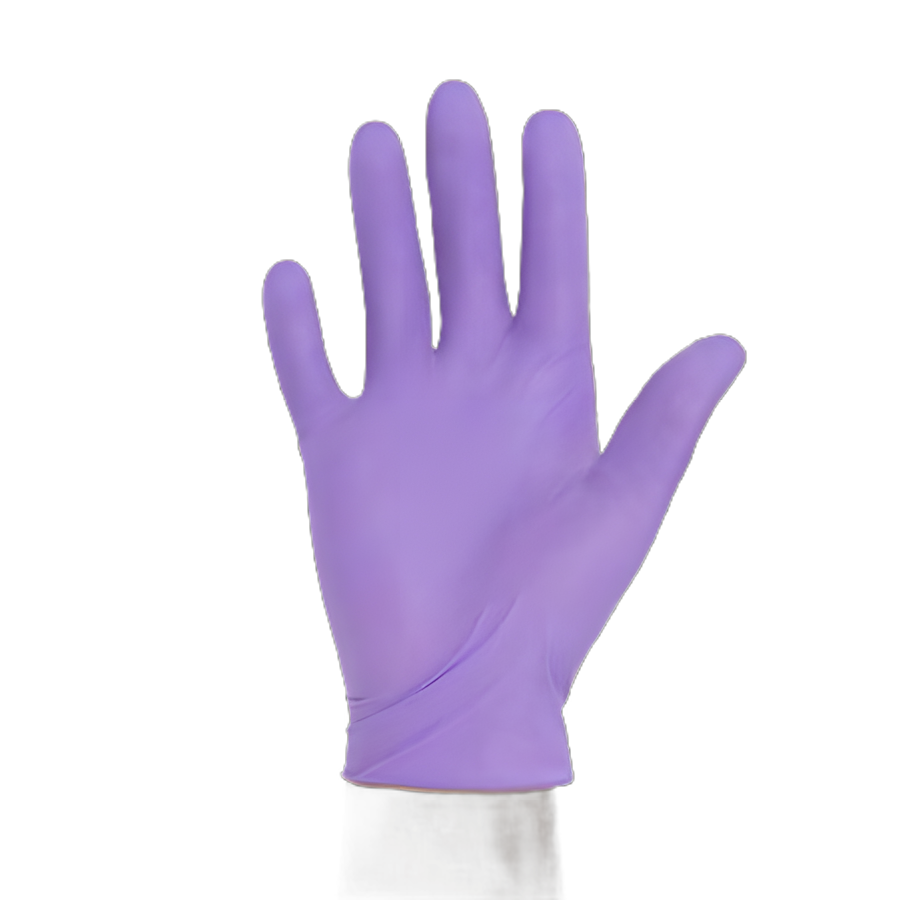 Exam Glove Purple Nitrile-Xtra™ Medium NonSterile Nitrile Extended Cuff Length Textured Fingertips Purple Chemo Tested