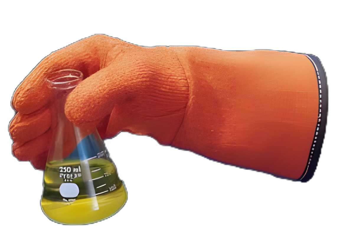 Autoclave Glove Clavies® One Size Fits Most Terry Cloth Orange 13 Inch Gauntlet Cuff NonSterile