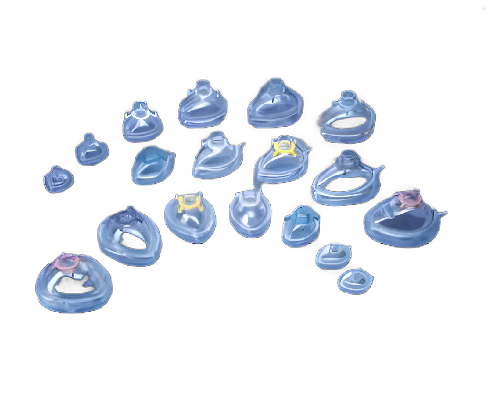 Anesthesia Mask Portex® Premium Soft Plus™ Elongated Style Pediatric Size 3 Hook Ring