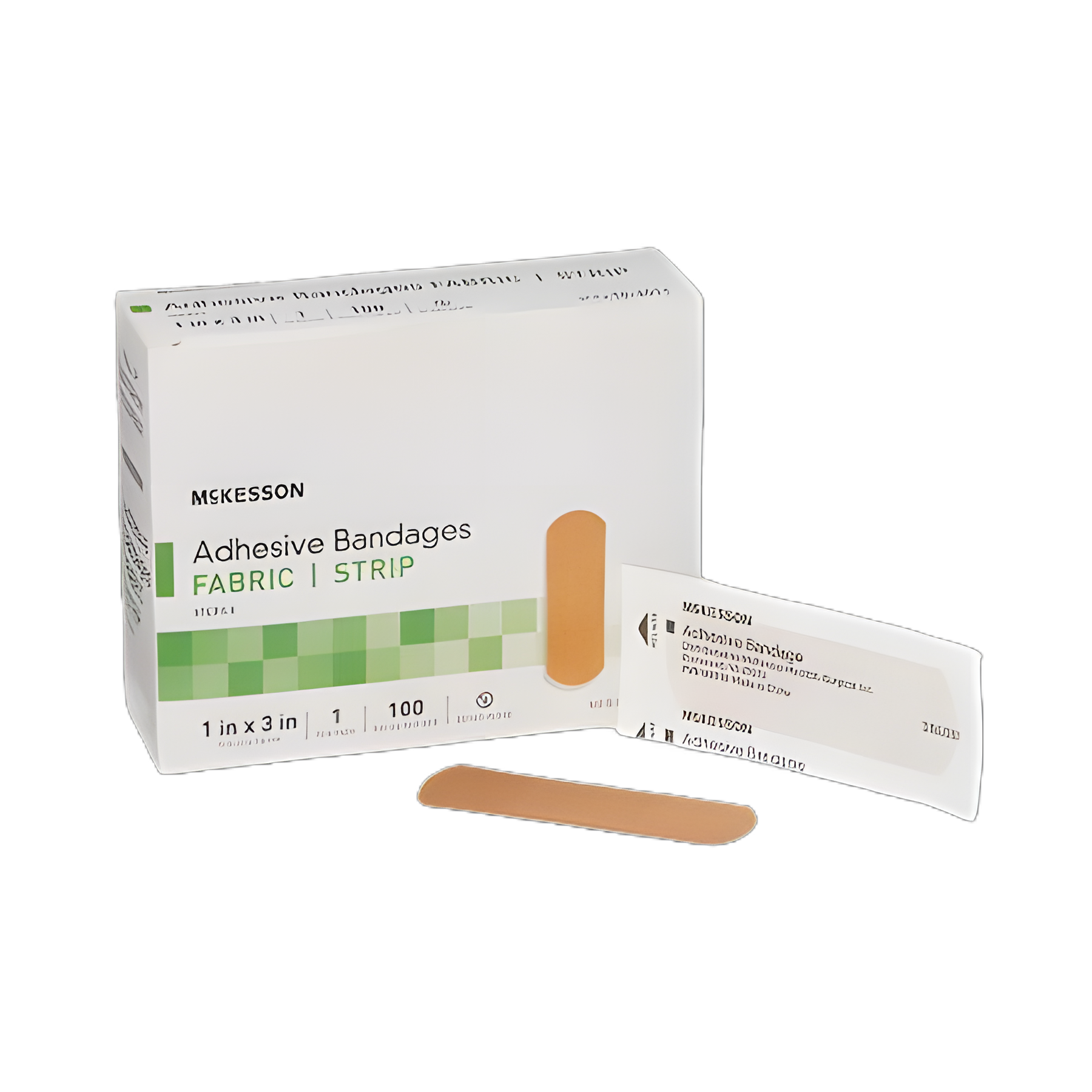 Adhesive Strip McKesson 1 X 3 Inch Fabric Rectangle Tan Sterile