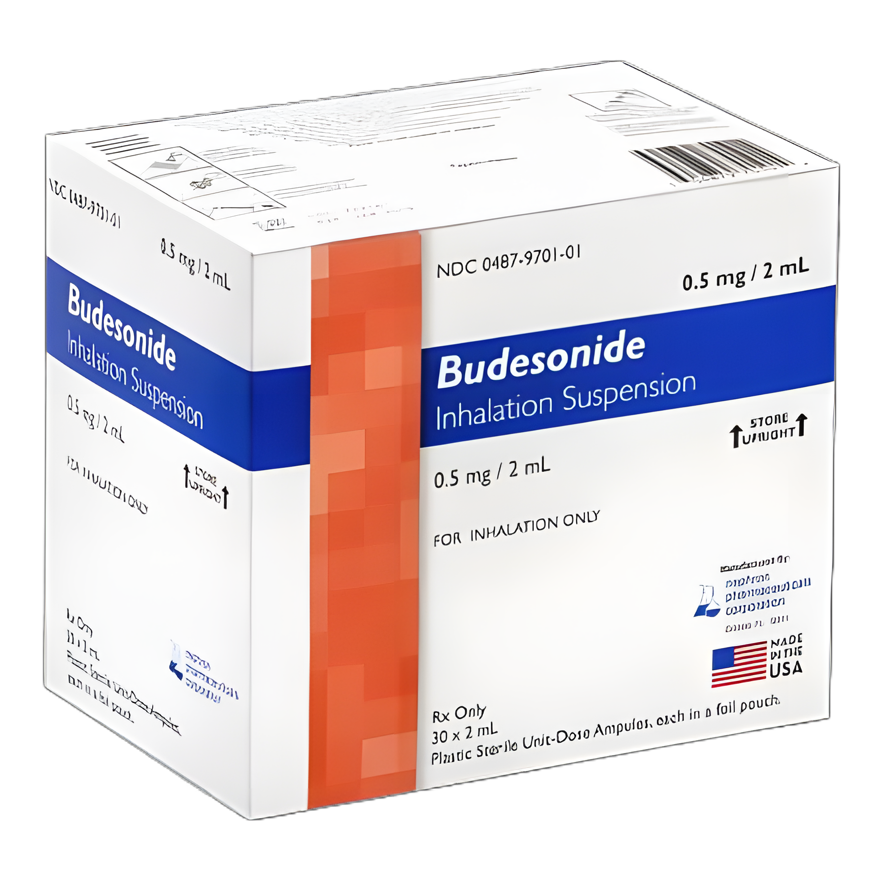 Budesonide 0.5 mg/2 mL Nebulizer Suspension Ampules - 30 Pack by Nephron Pharmaceutical