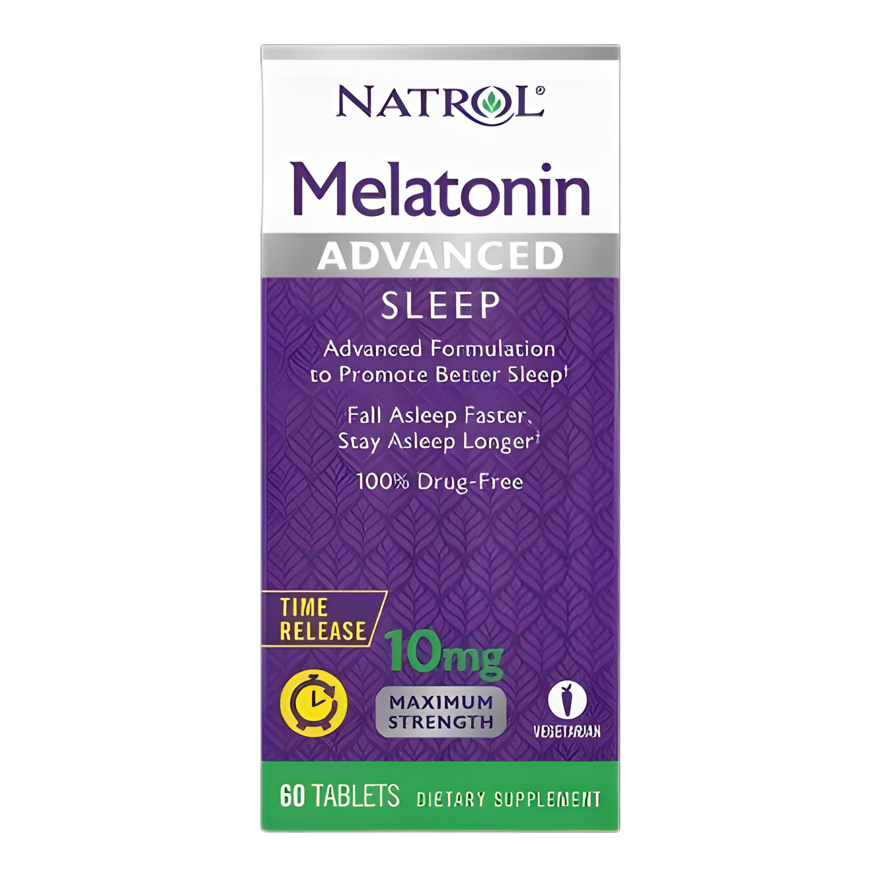 Natural Sleep Aid Natrol® 60 per Bottle Tablet 10 mg Strength
