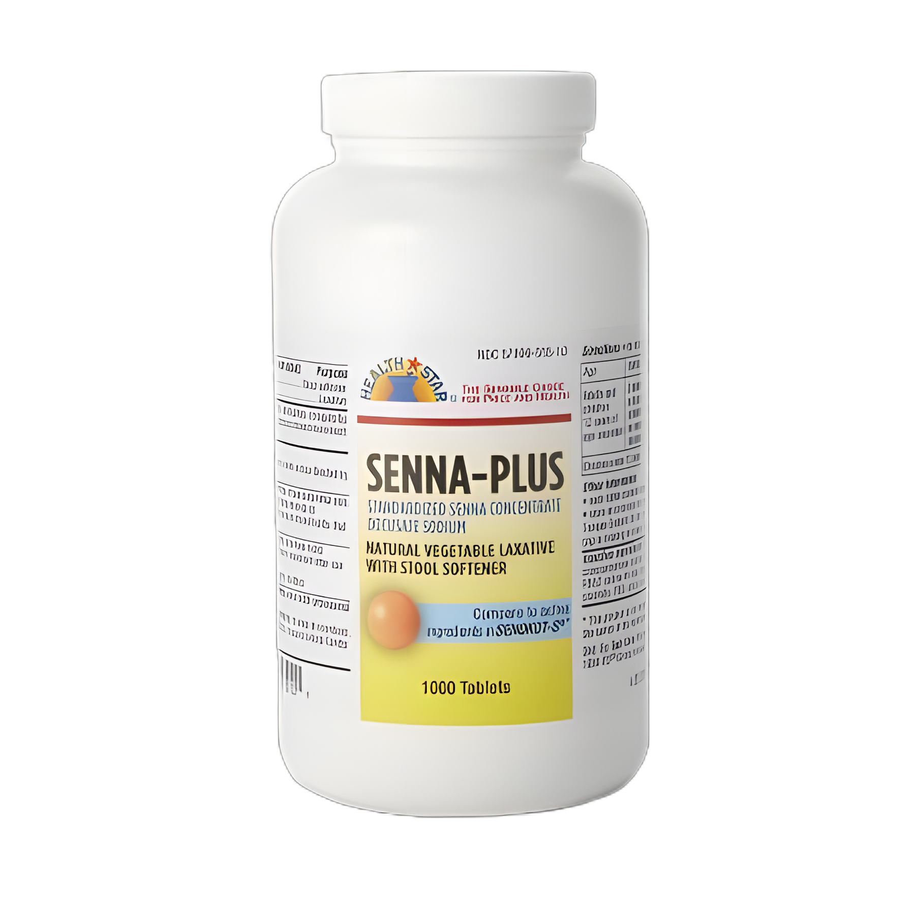 Stool Softener Geri-Care Senna Plus Tablet 1,000 per Bottle 50 mg - 8.6 mg Strength Docusate Sodium / Sennosides