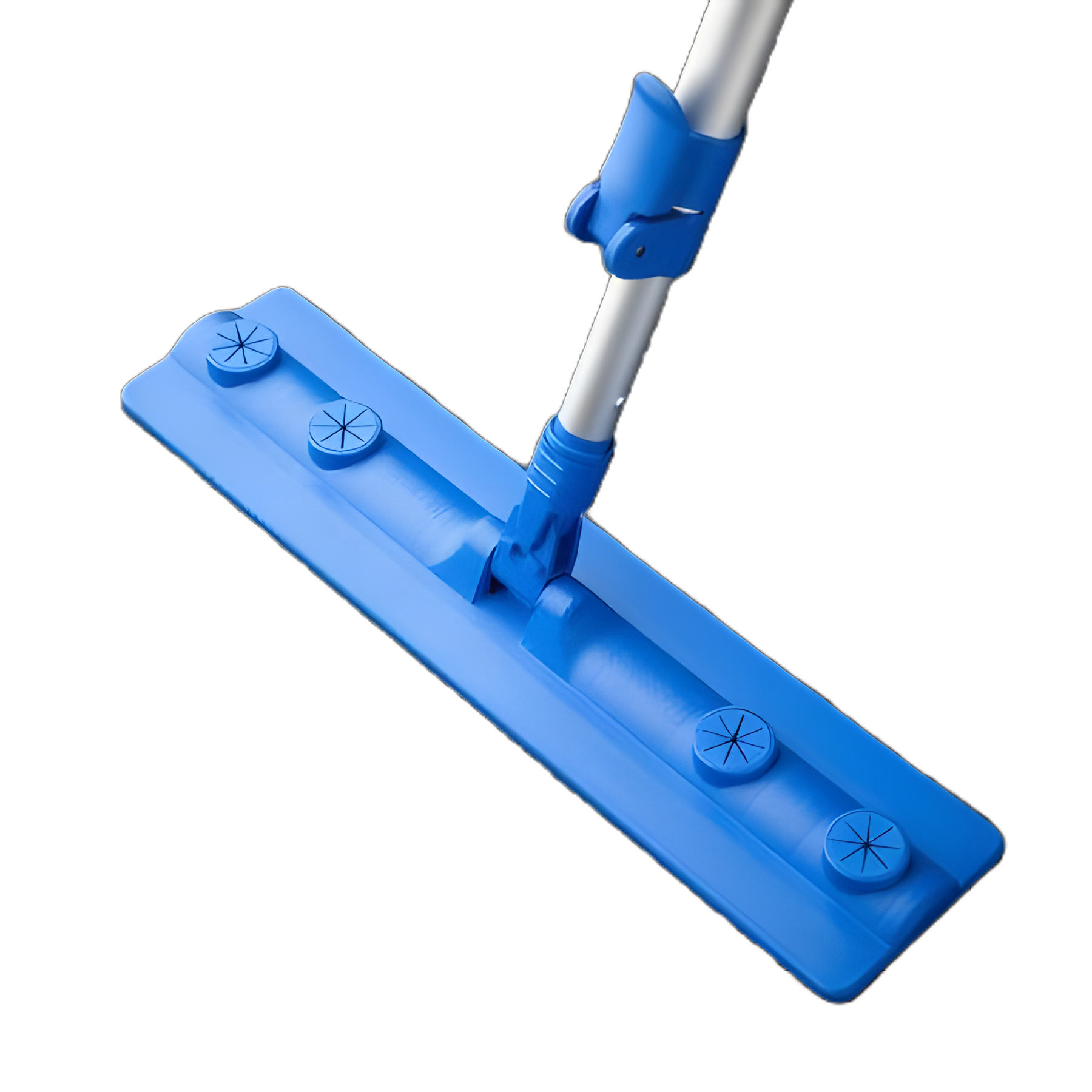 Sterile PharmaMOP™ Cleanroom Wet Mop - Blue/Silver Aluminum/Polypropylene, Class 100 ISO 5 Compatible