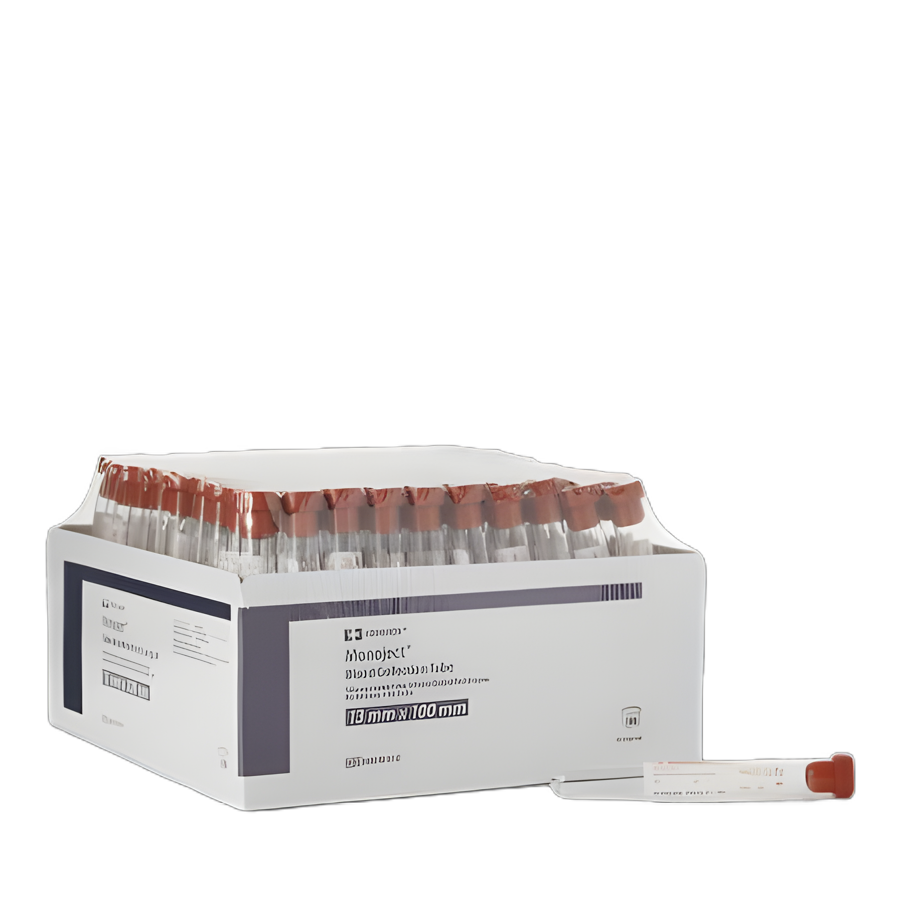 Monoject™ Venous Blood Collection Tube Plain 7 mL Conventional Closure Glass Tube - 8881301512