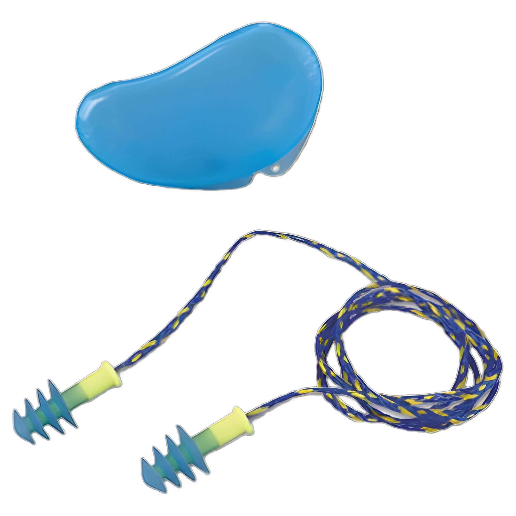 FUS30 HP Fusion Multiple-Use Earplugs, Reg, 27NRR, Corded, BE/WE, 100 Pairs