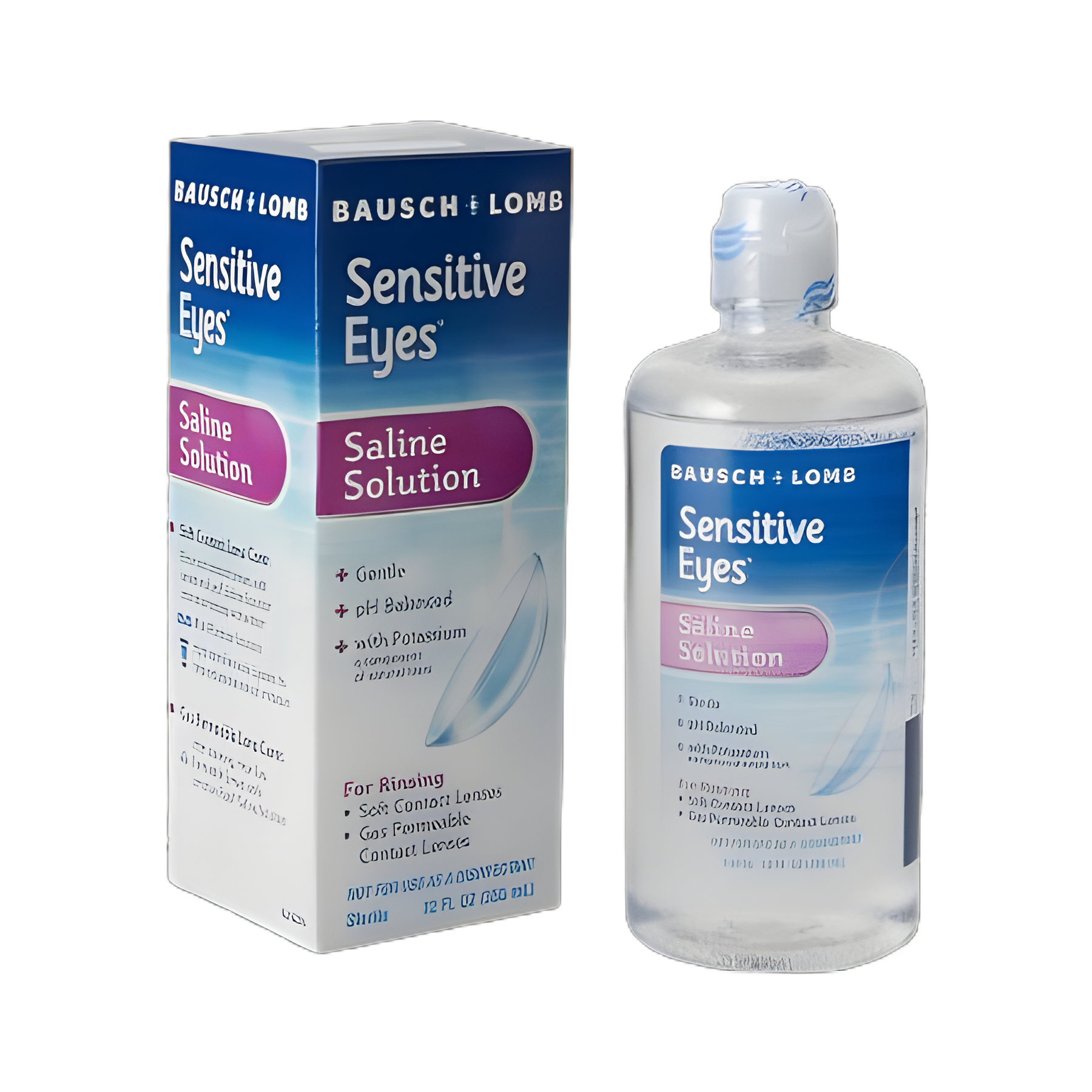 Contact Lens Solution Sensitive Eyes® Plus 12 oz. Solution
