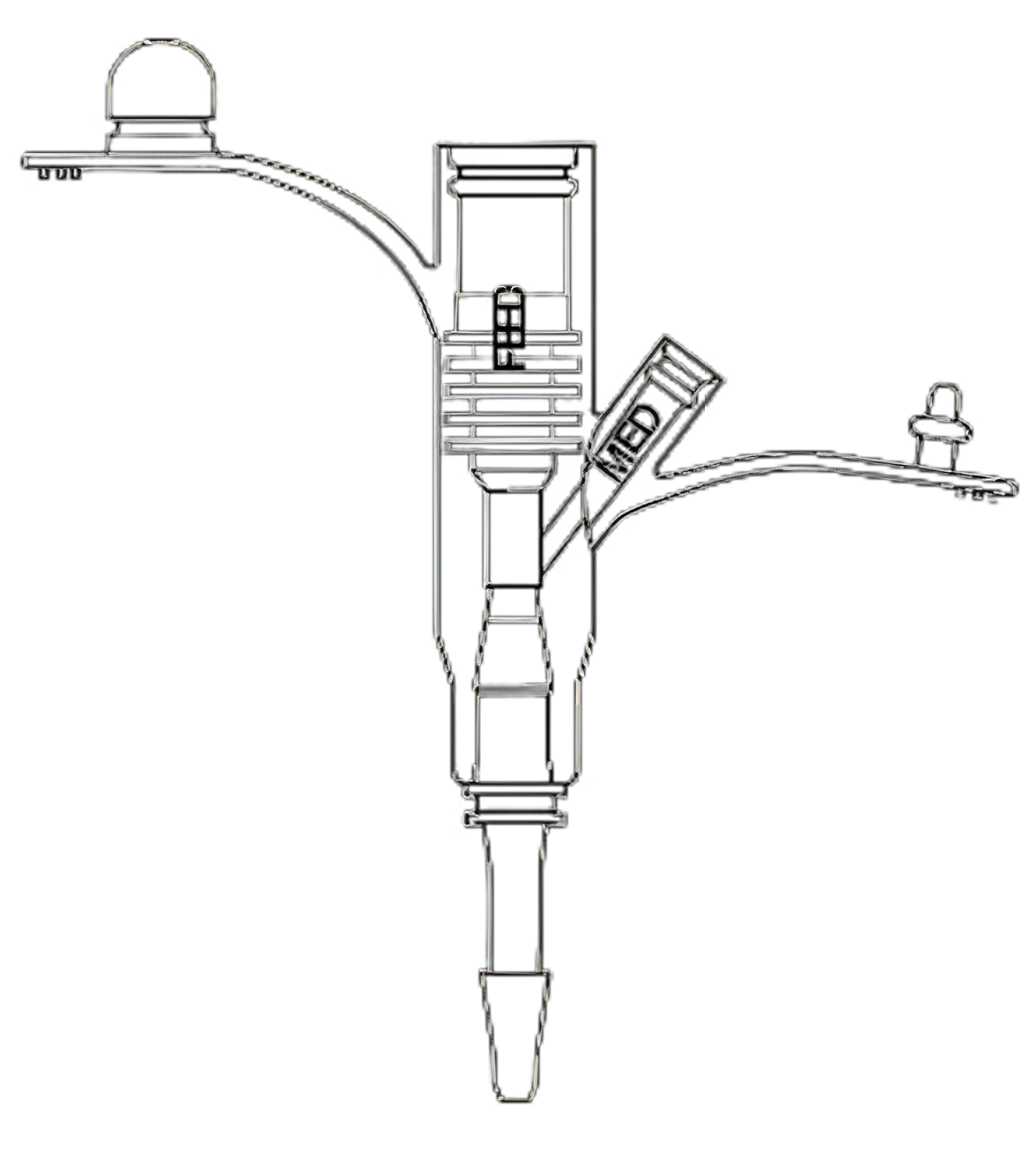Universal Feeding Adapter MIC 24 Fr.