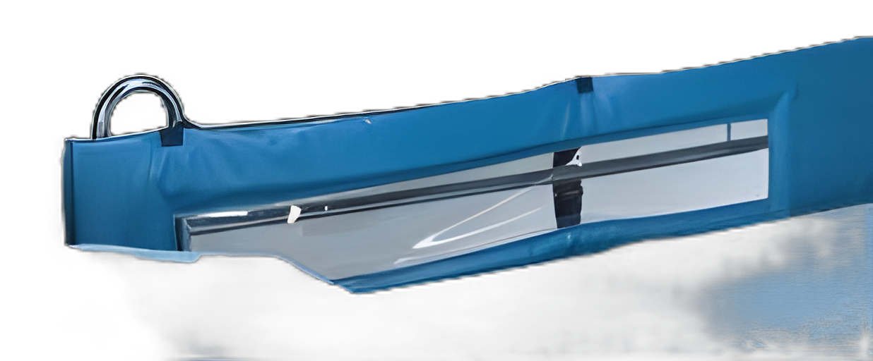 Bed Side Rail Bumper Pad Skil-Care™ Thru-View 5 X 35 X 60 Inch