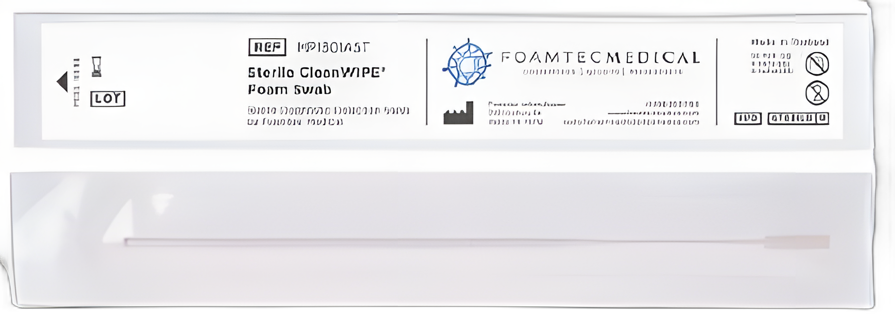 CleanWIPE® Nasopharyngeal Collection Swab 6-1/4 Inch Length Sterile