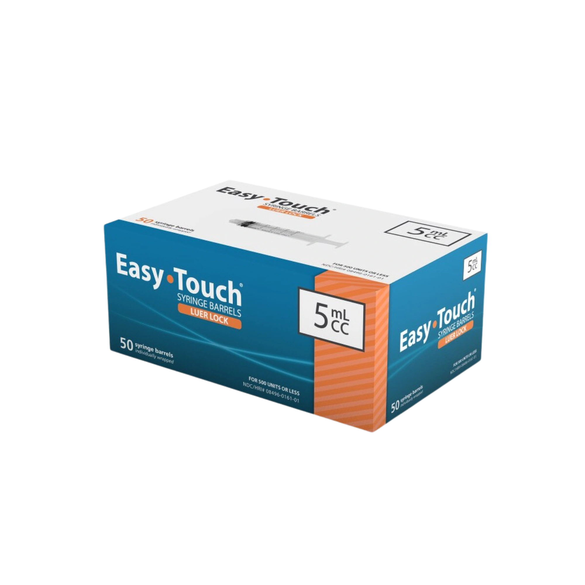 EasyTouch™ 5 mL Syringe Only with Luer Lock Tip