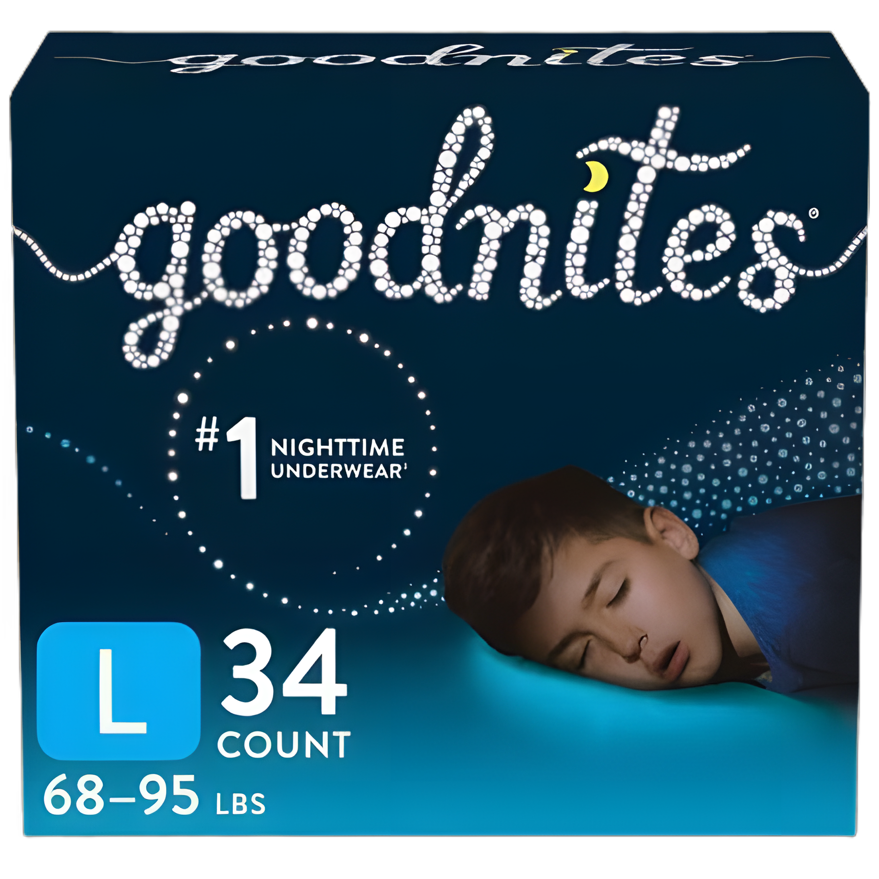 GoodNites® Large Size 5 Youth Absorbent Underwear for Bedwetting, Heavy Absorbency - 53359