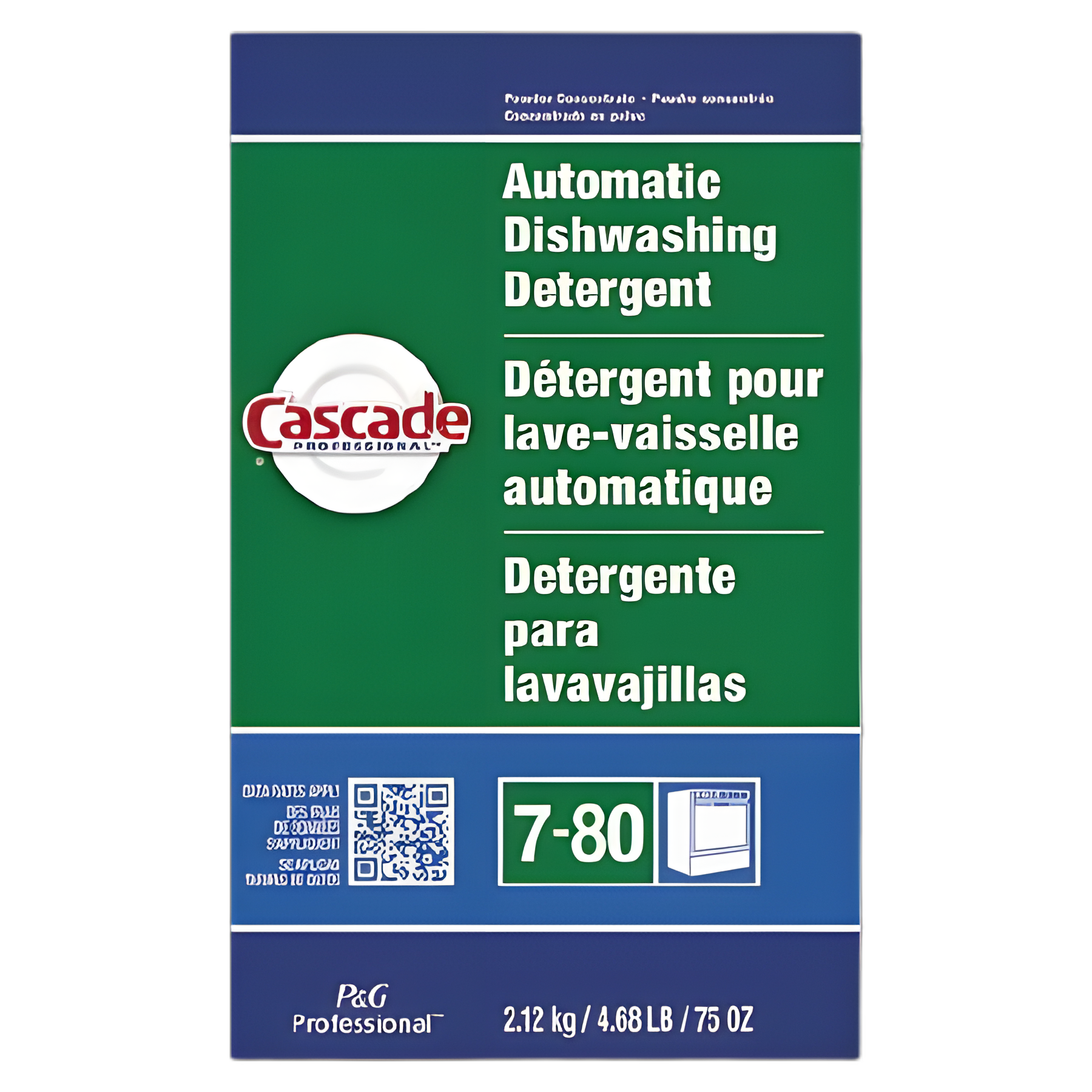 Dish Detergent Cascade® 75 oz. Box Powder Fresh Scent