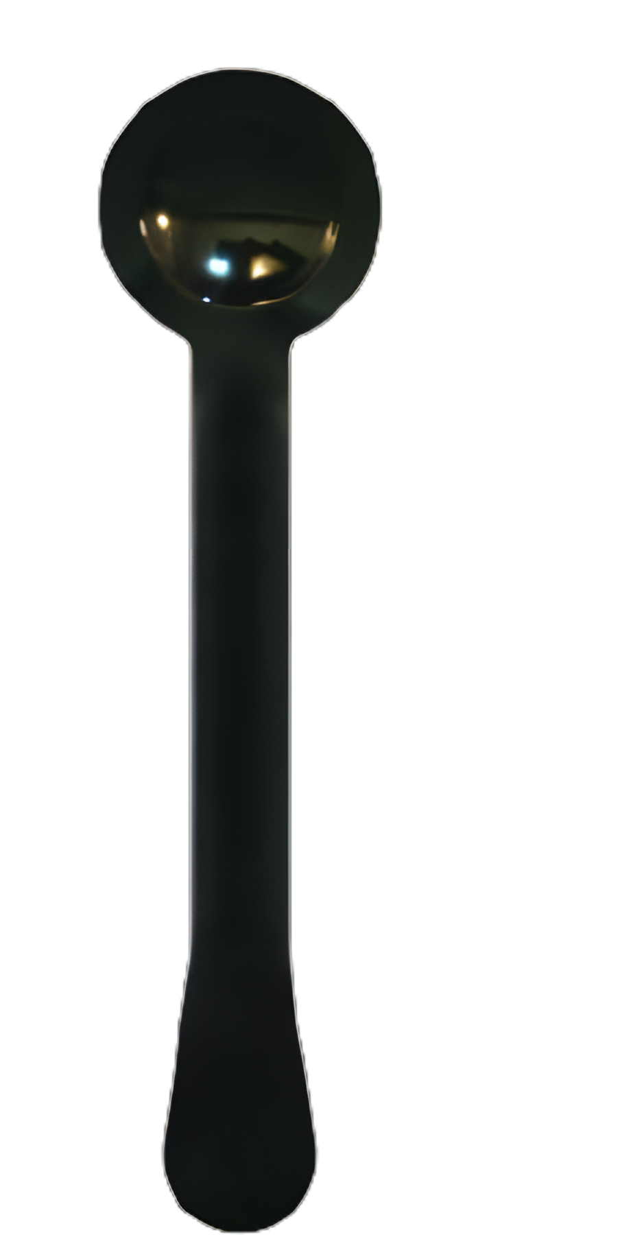 Eye Occluder 9-3/8 Inch Handheld Style Single Ended Black Vinyl / Plexiglass
