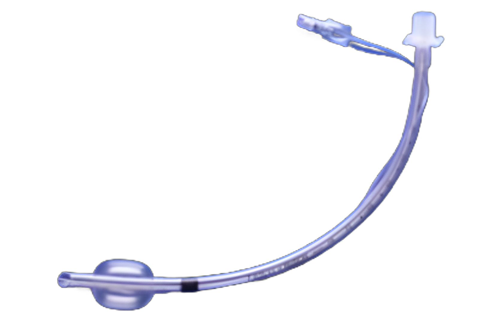 Cuffed Endotracheal Tube Safety Clear Plus™ 340 mm Length Curved 8.0 mm Adult Murphy Eye