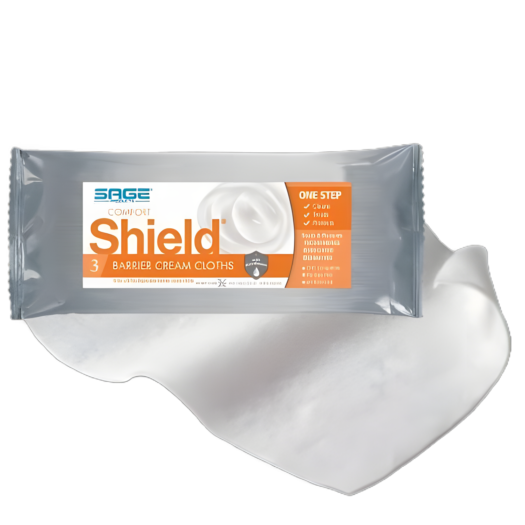 Incontinence Care Wipe Comfort Shield® Soft Pack Unscented 3 Count - 7503