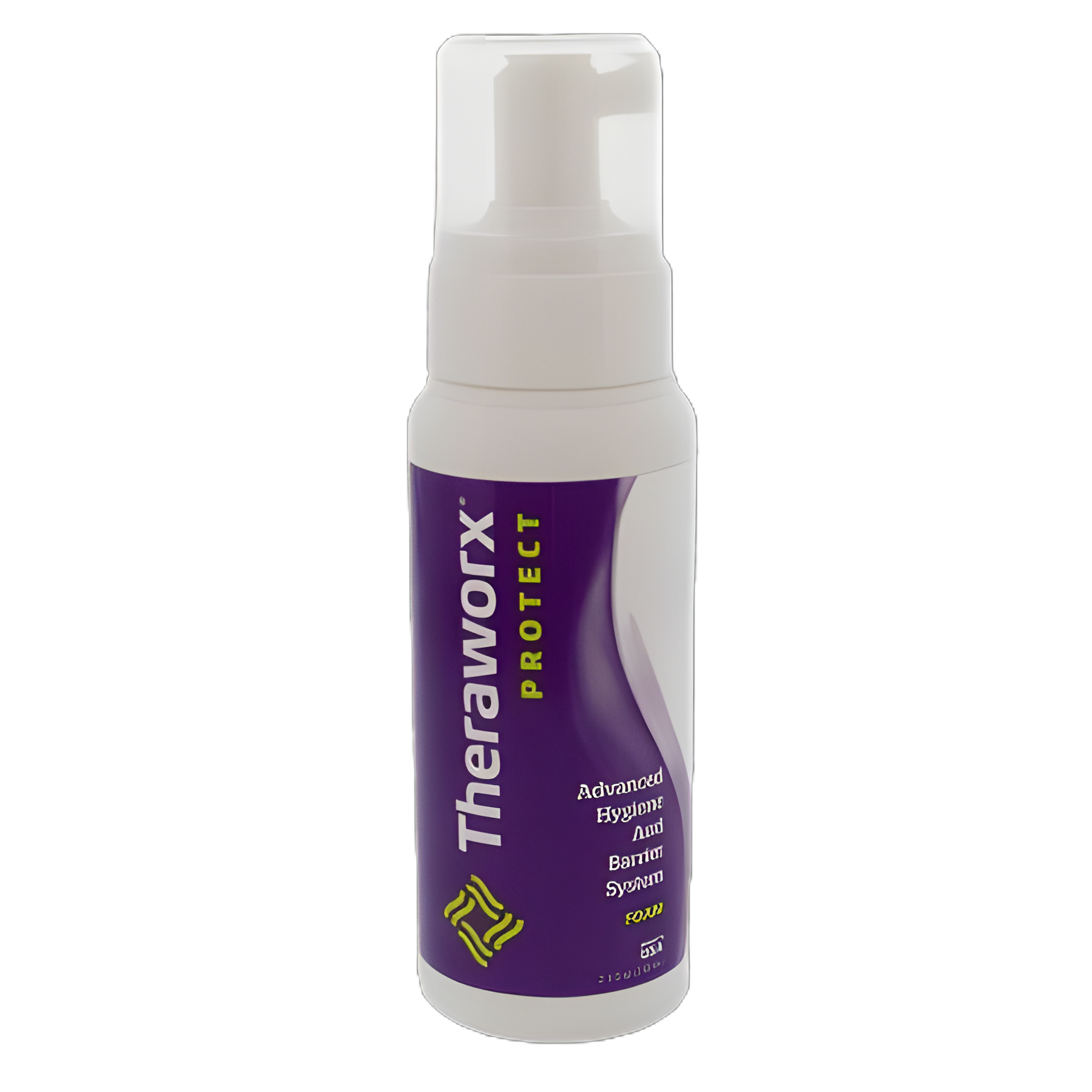 Rinse-Free Cleanser Theraworx® Protect Advanced Hygiene and Barrier System Foaming 7.1 oz. Pump Bottle Lavender Scent