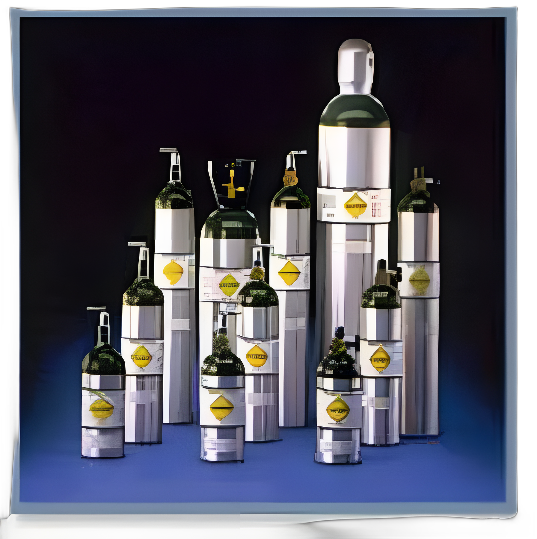 Mada Medical Oxygen Cylinder (Empty) Size D Aluminum - 1503E