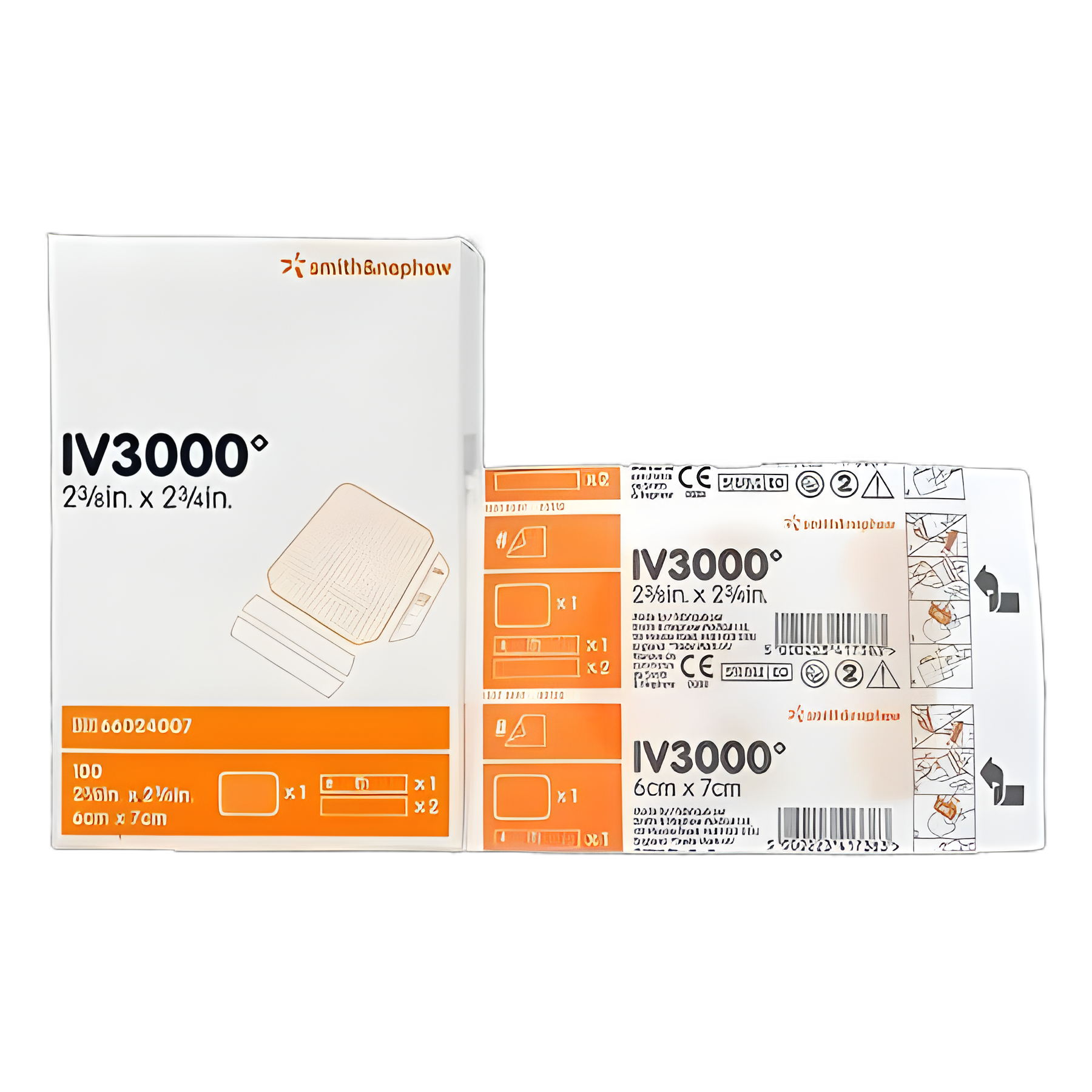 I.V. Dressing IV3000™ REATIC Film 2-3/8 X 2-3/8 Inch Sterile