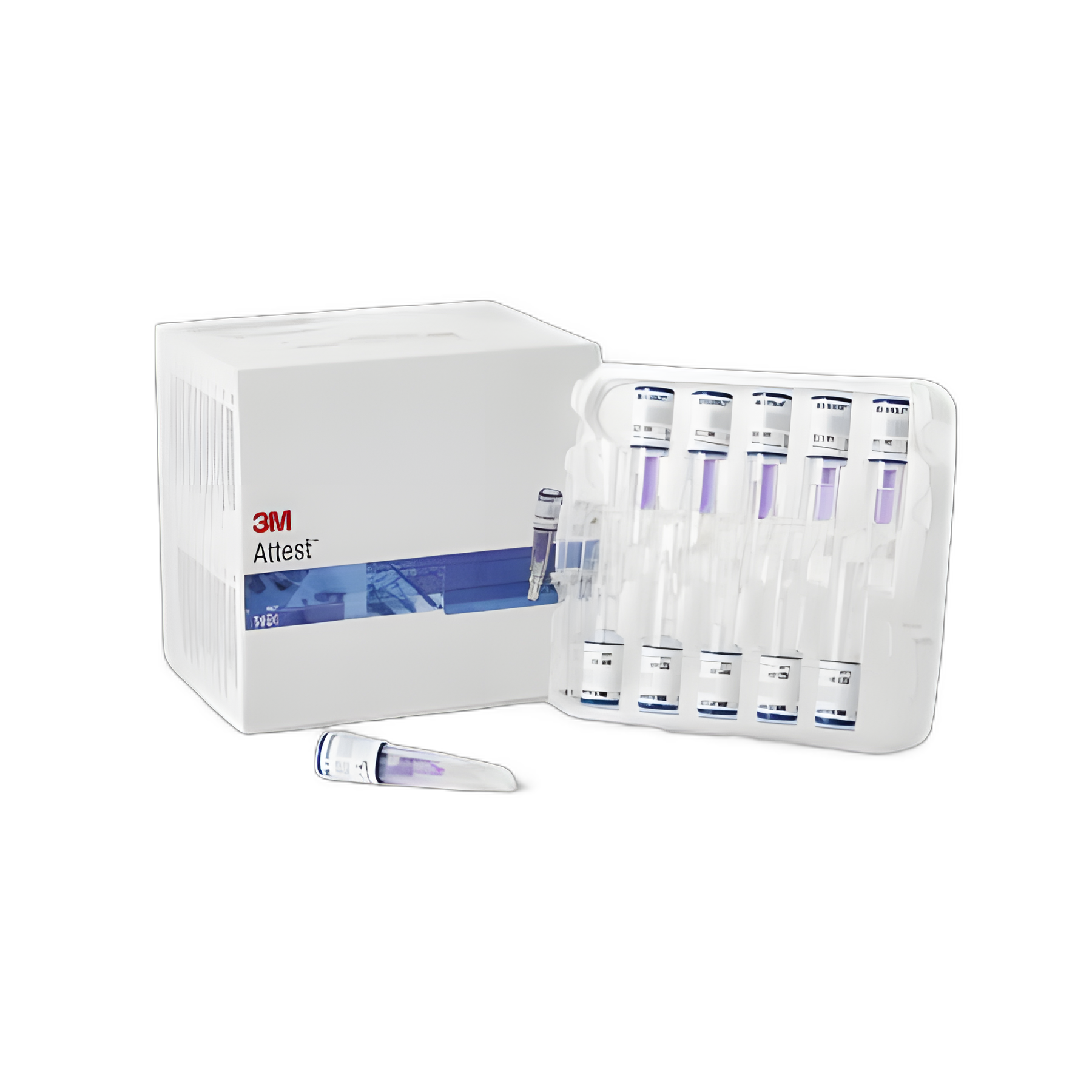 Attest™ Rapid Readout Biological Indicator Vial for Steam Sterilization, 2-1/2 Inch by 3M Healthcare