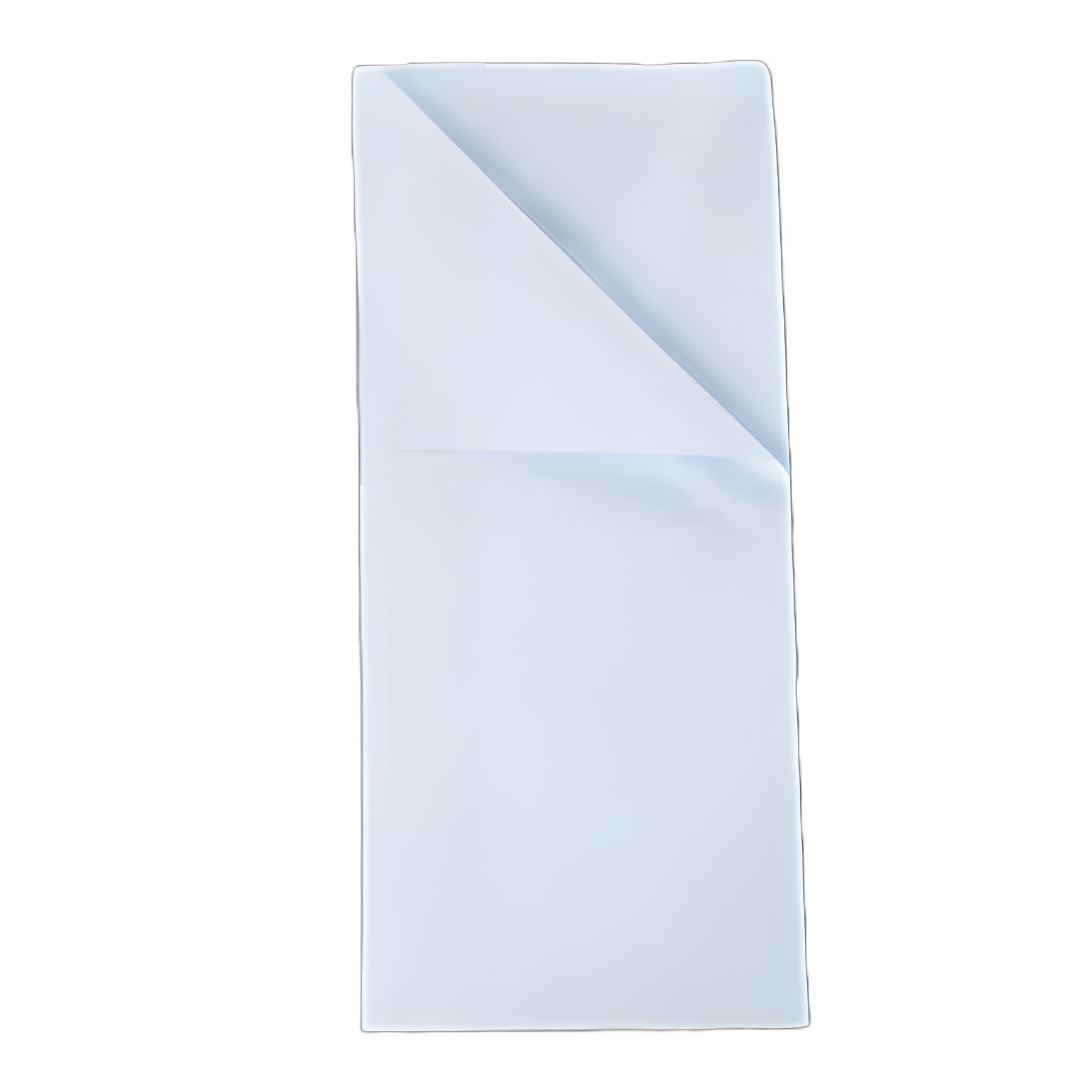 Stretcher Sheet Tidi® Everyday Flat Sheet 40 X 90 Inch Blue Tissue / Poly Disposable - 980929