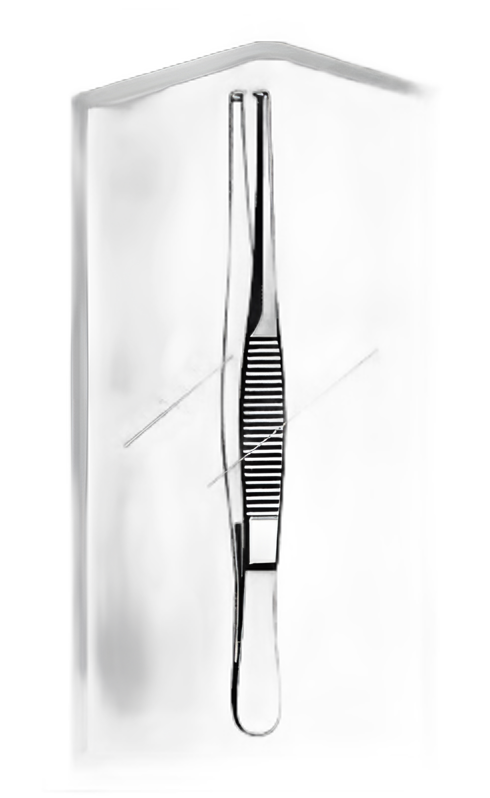 Merit™ Tissue Forceps 5 Inch, Stainless Steel, Sterile, 1x2 Teeth