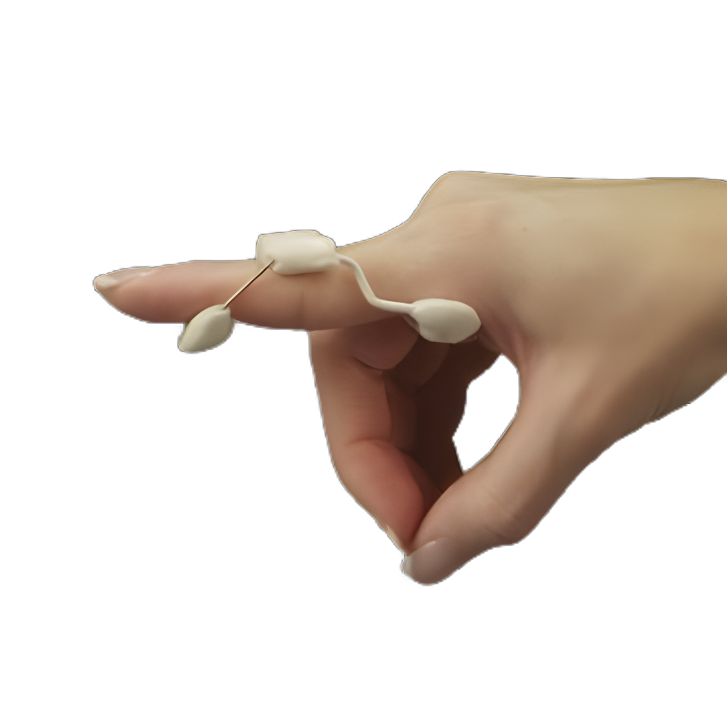 Finger Extension Assist LMB ACU-Spring Medium Without Fastening Finger Silver / White