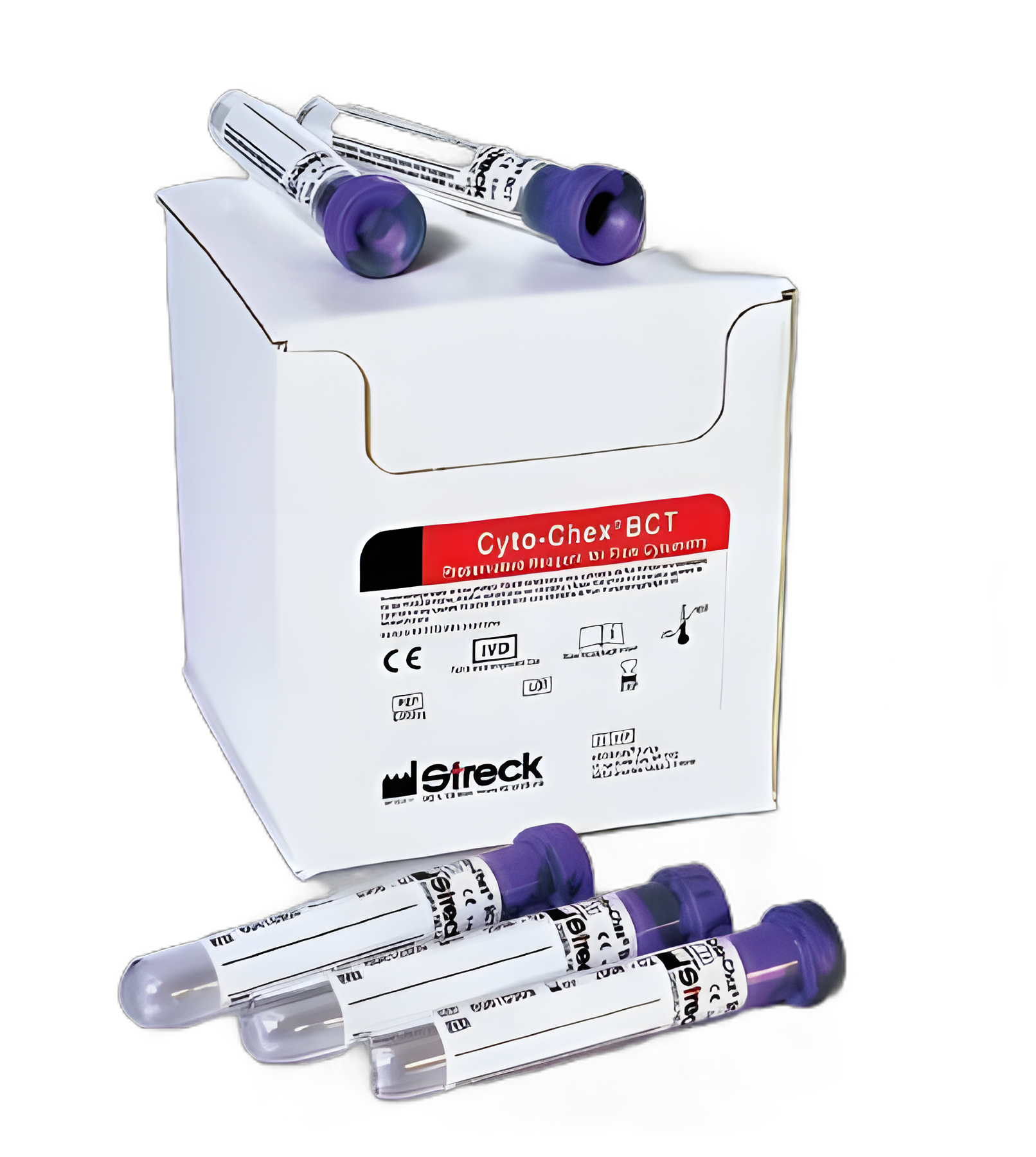 Cyto-Chex® BCT K3 EDTA Glass Blood Collection Tube for Immunophenotyping - 5 mL