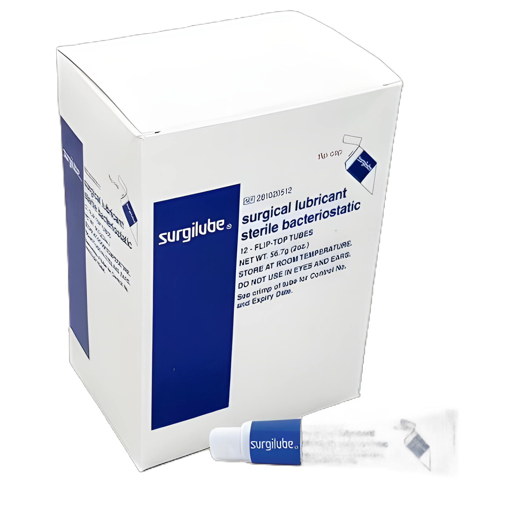 Surgilube Lubricating Jelly 2 oz Tube - Carbomer-Free, Sterile for Medical Use