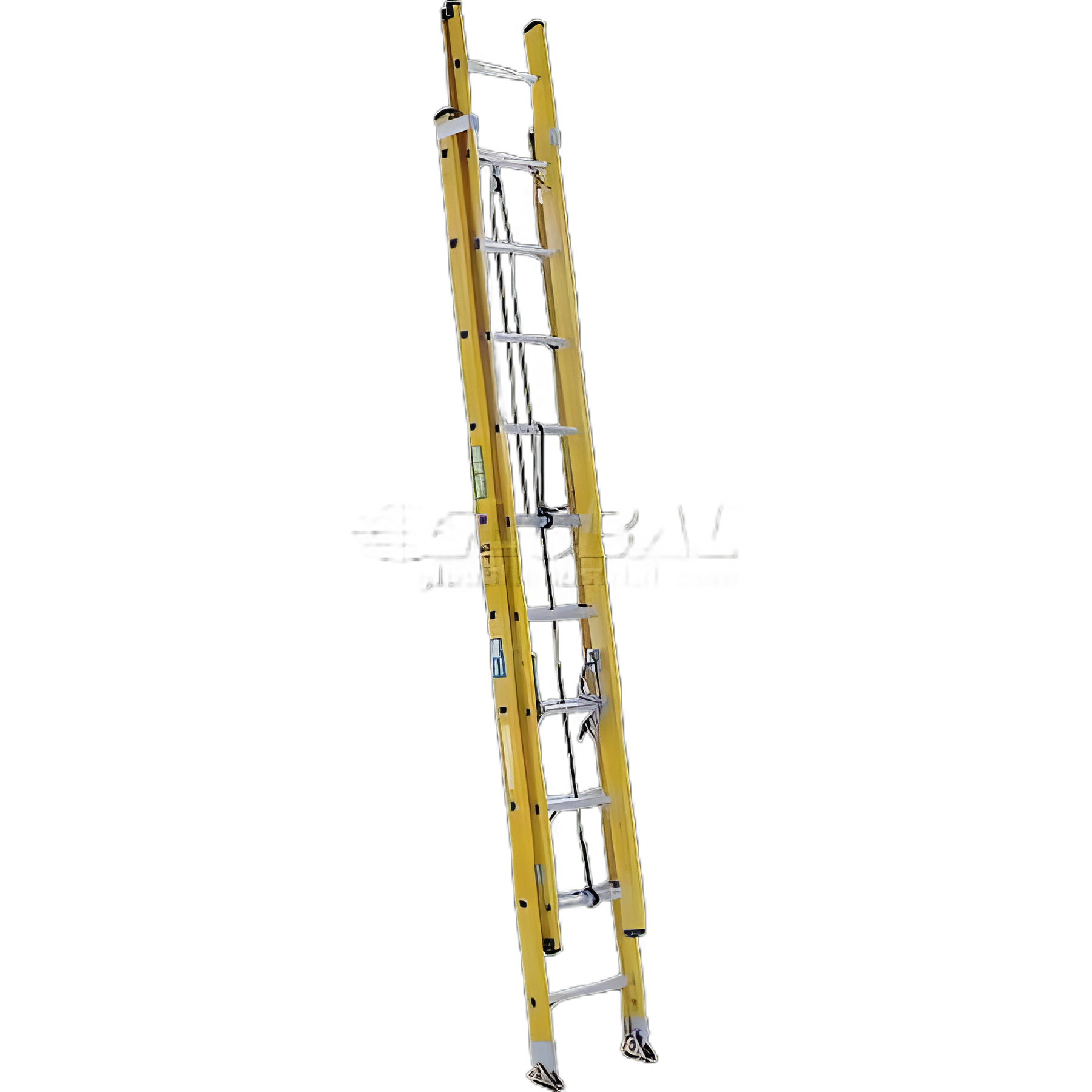 Green Bull Fiberglass Extension Ladder for Medical Facilities