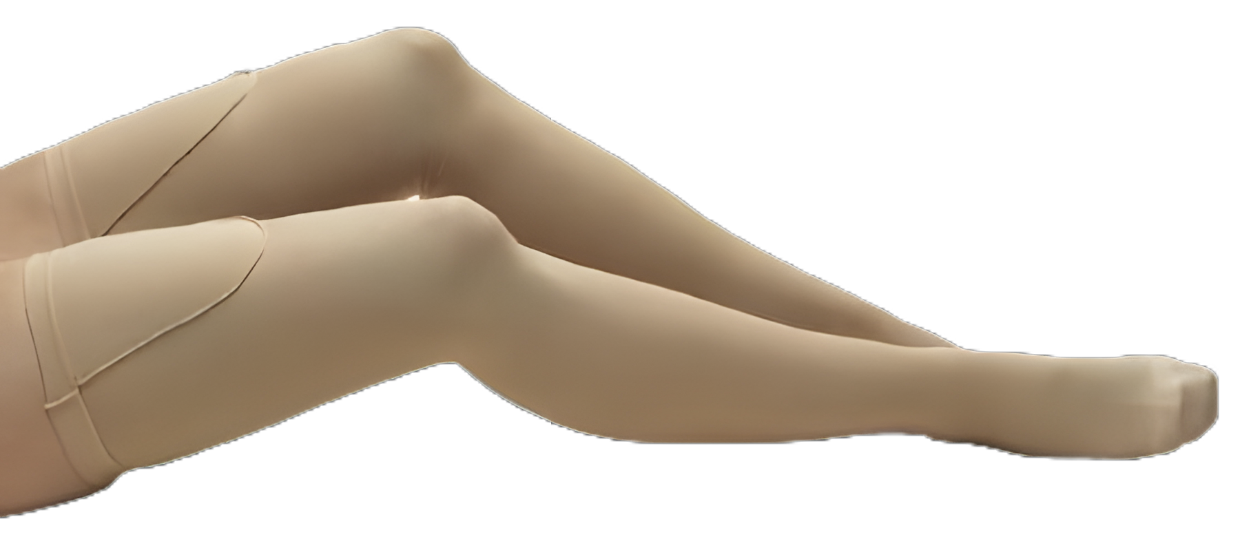 Anti-embolism Stocking Truform® Thigh High Small Beige Closed Toe